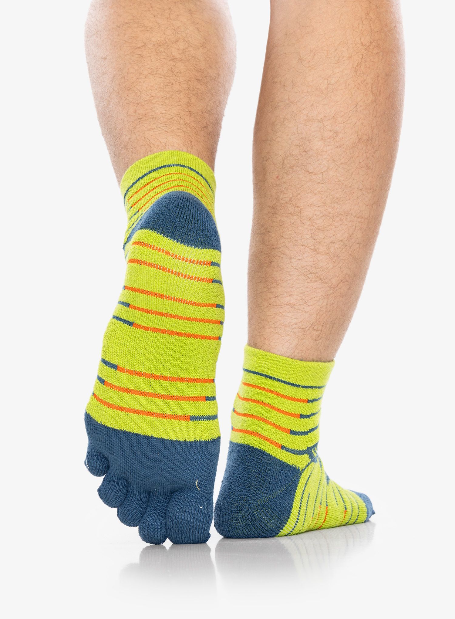 Čarape za trčanje Injinji Ultra Run Mini-Crew - moss