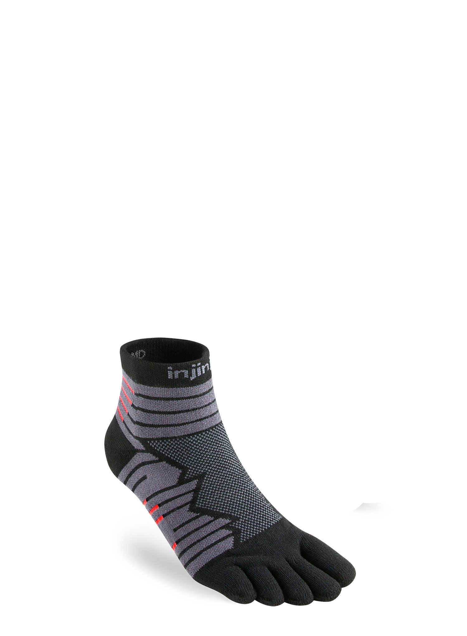 Čarape za trčanje Injinji Ultra Run Mini-Crew - onyx