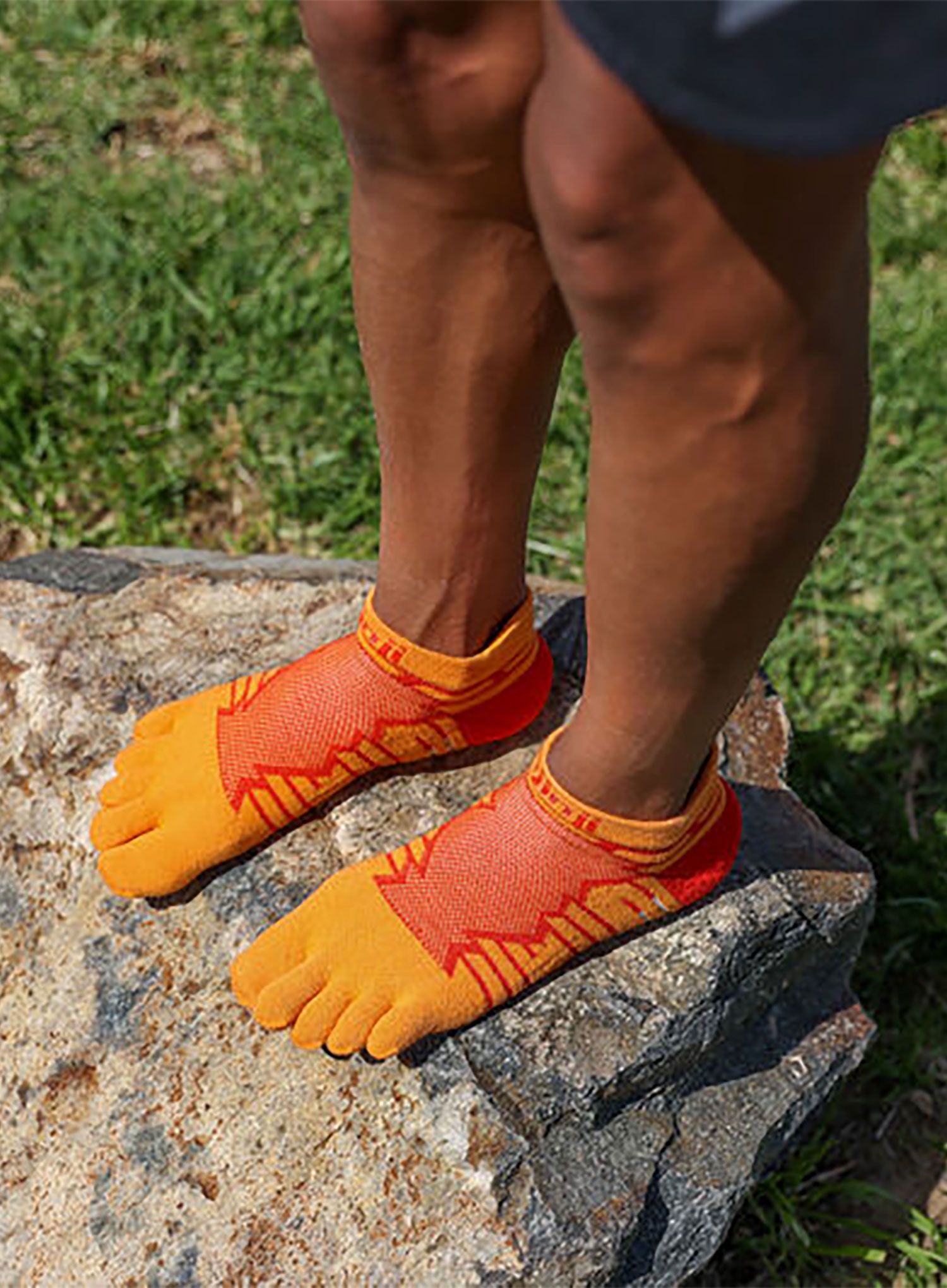 Čarape za trčanje Injinji Ultra Run No-Show - desert orange