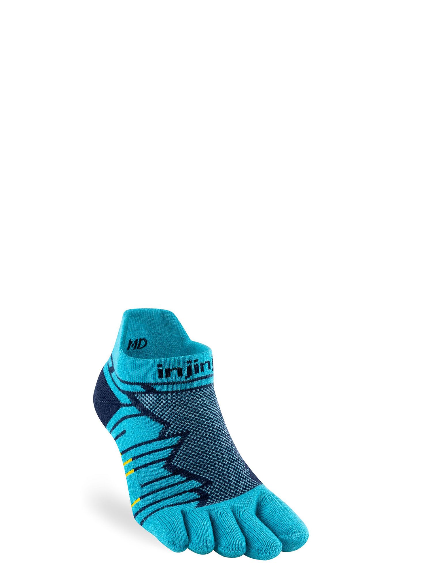 Čarape za trčanje Injinji Ultra Run No-Show - pacific blue