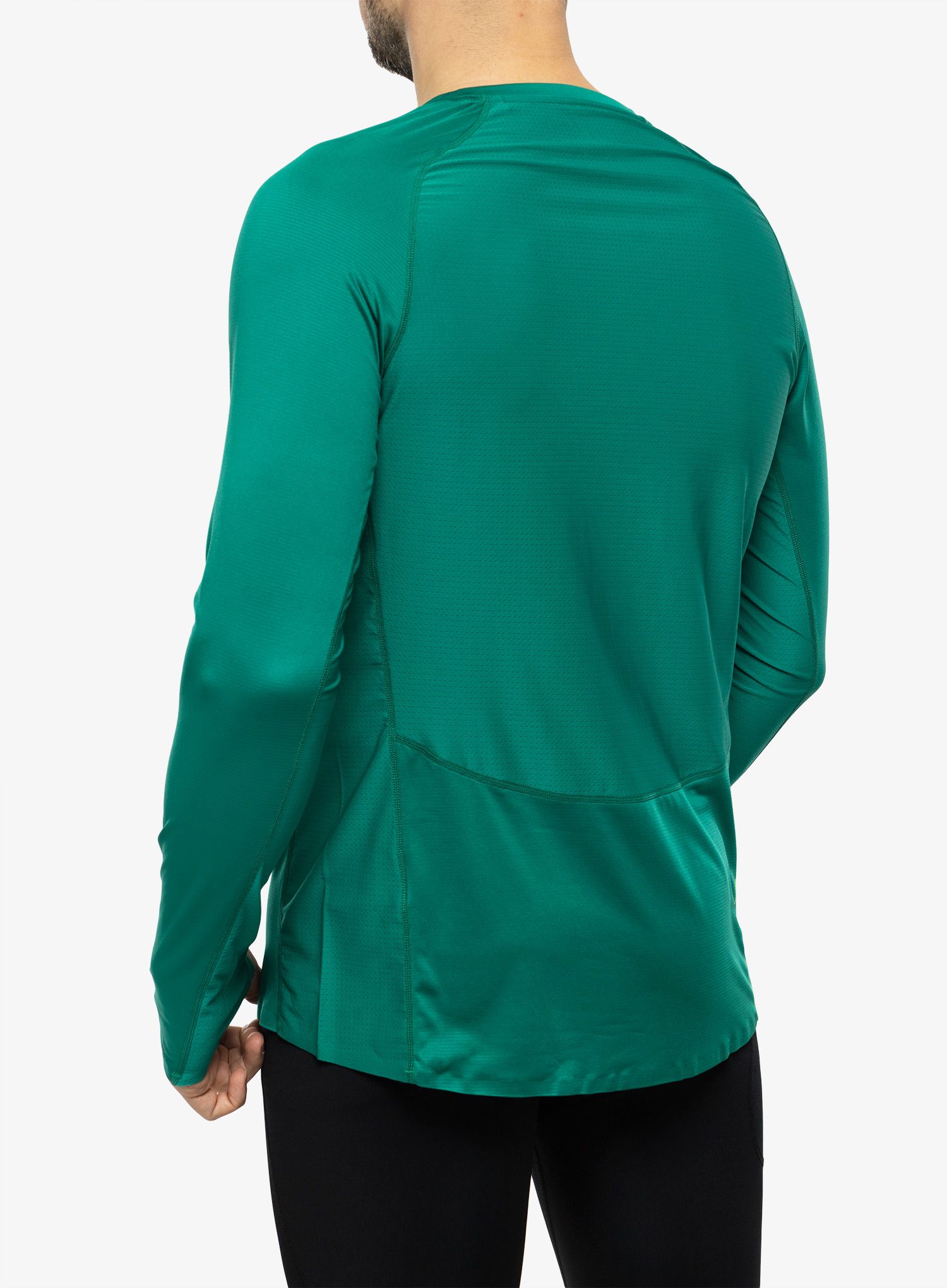Dukserica za trčanje Inov-8 Base Elite LS - dark green