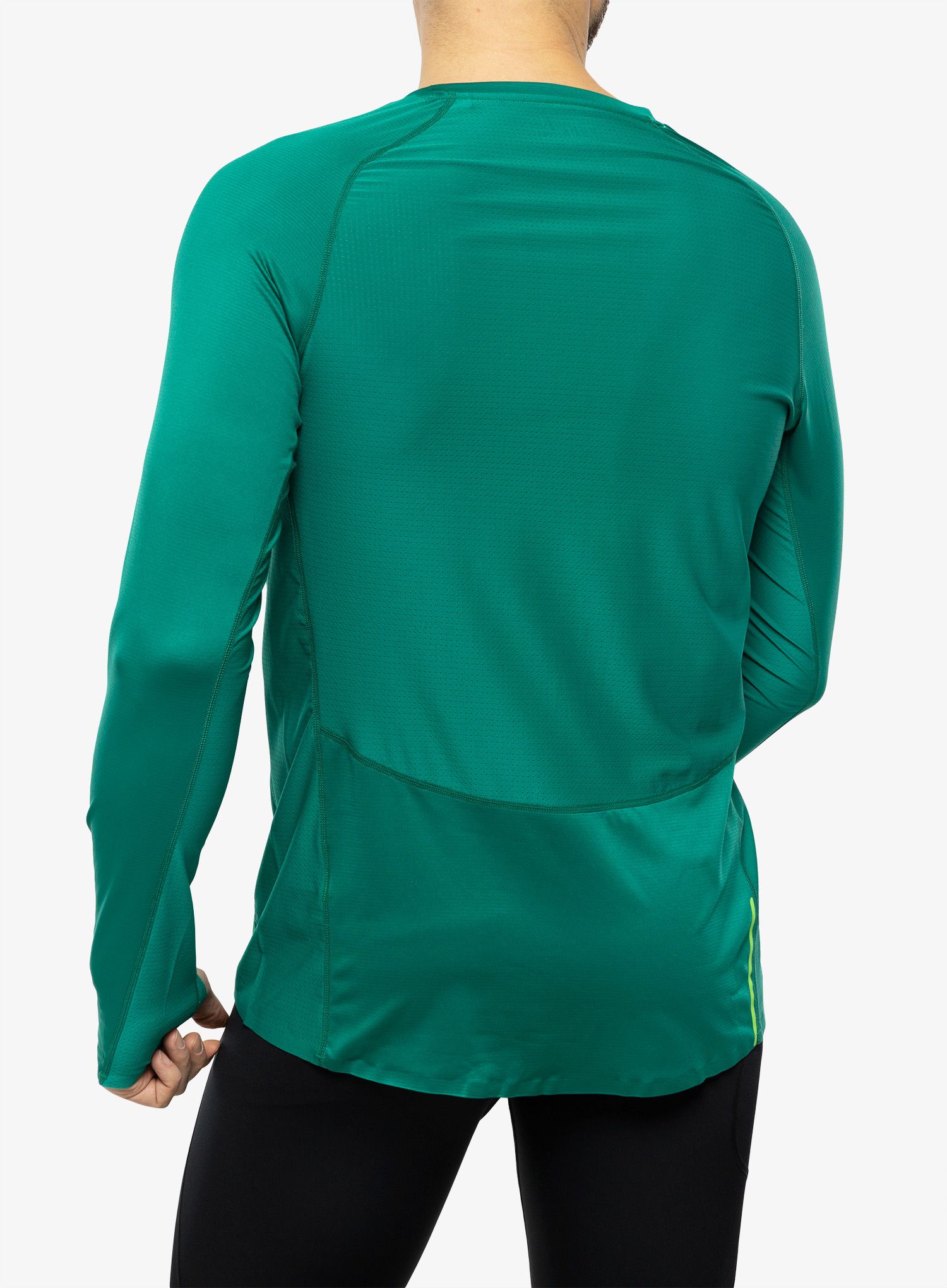 Dukserica za trčanje Inov-8 Base Elite LS - dark green