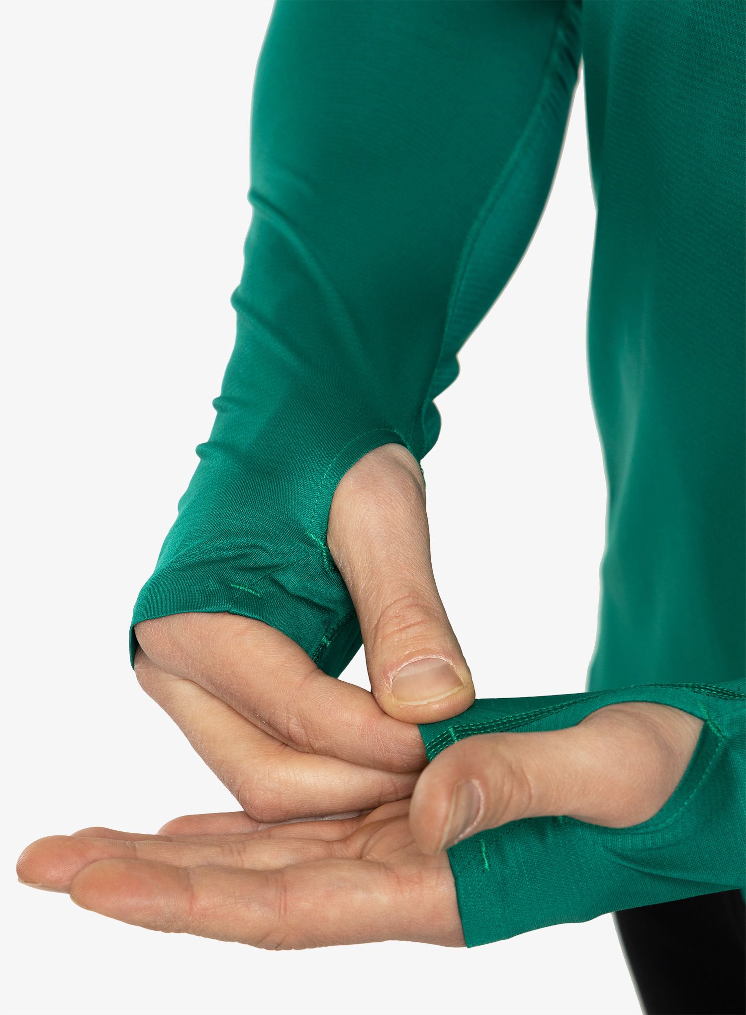 Dukserica za trčanje Inov-8 Base Elite LS - dark green