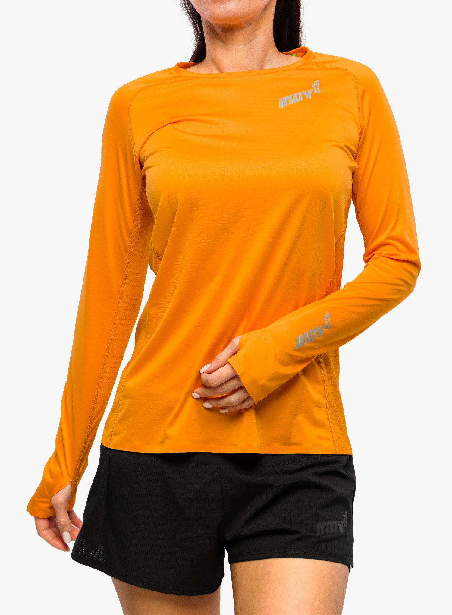 Ženska dukserica bez kapuljače Inov-8 Base Elite LS - nectar