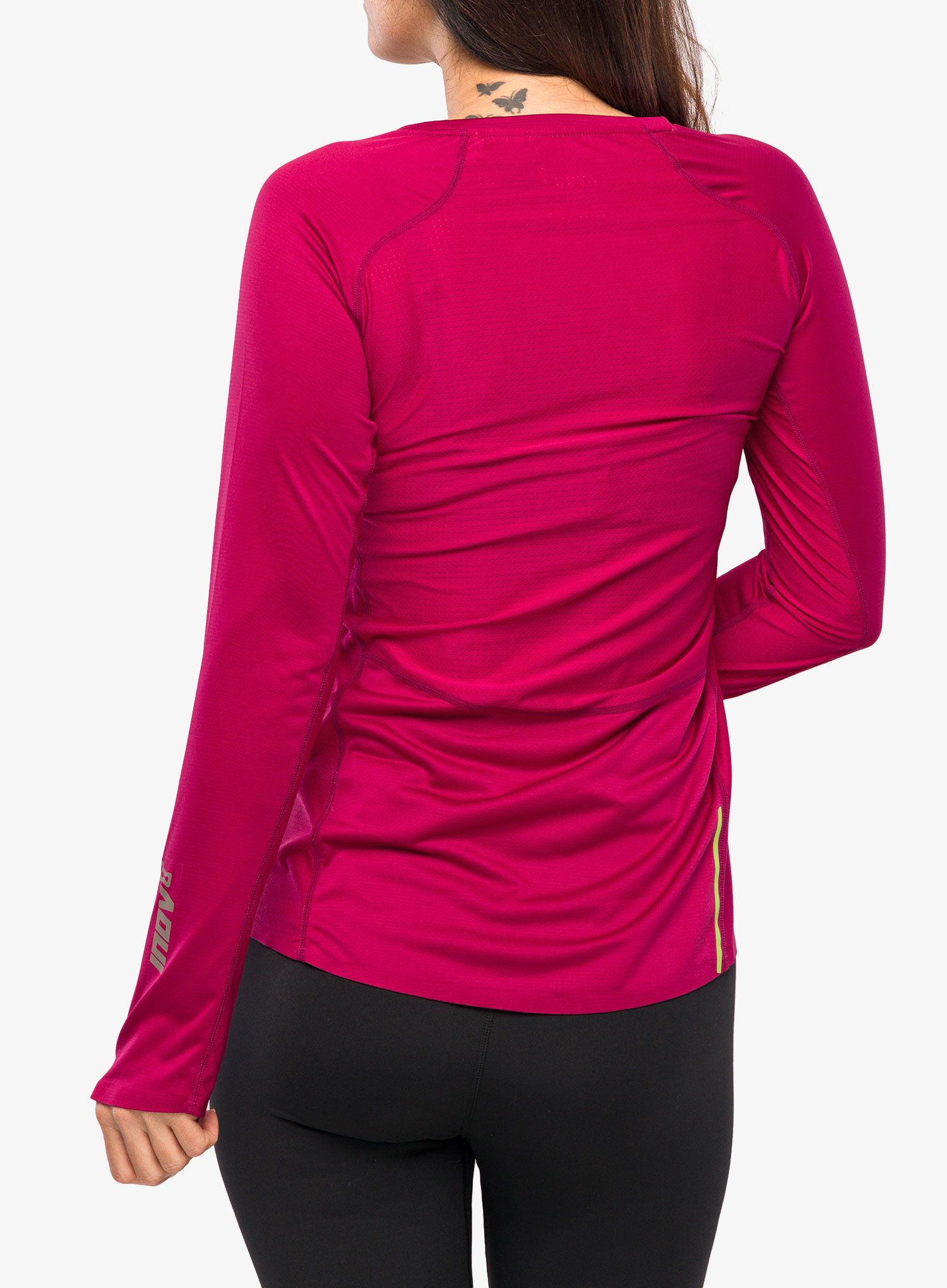 Ženska dukserica za trčanje Inov-8 Base Elite LS - pink