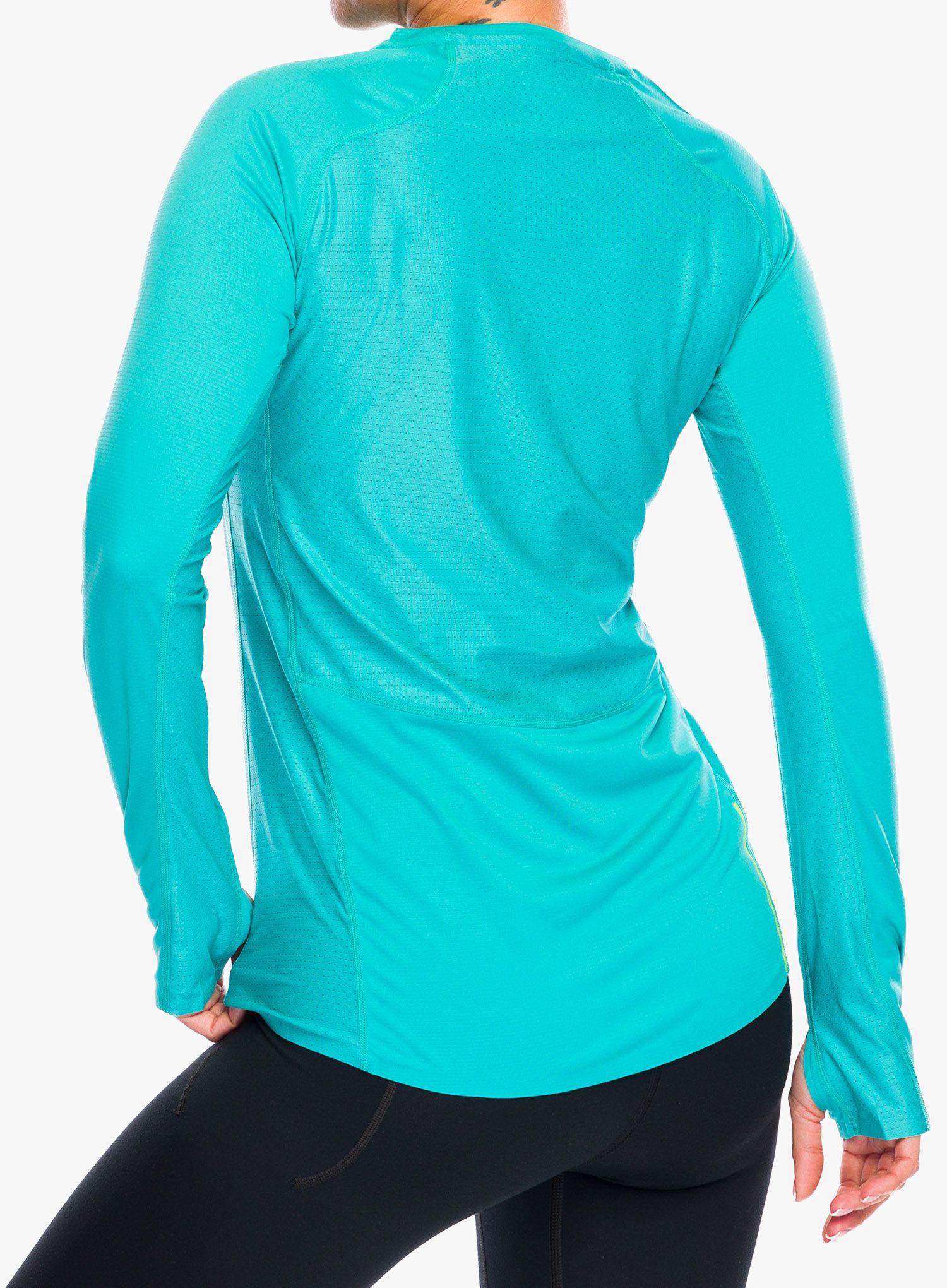 Ženska dukserica za trčanje Inov-8 Base Elite LS - teal