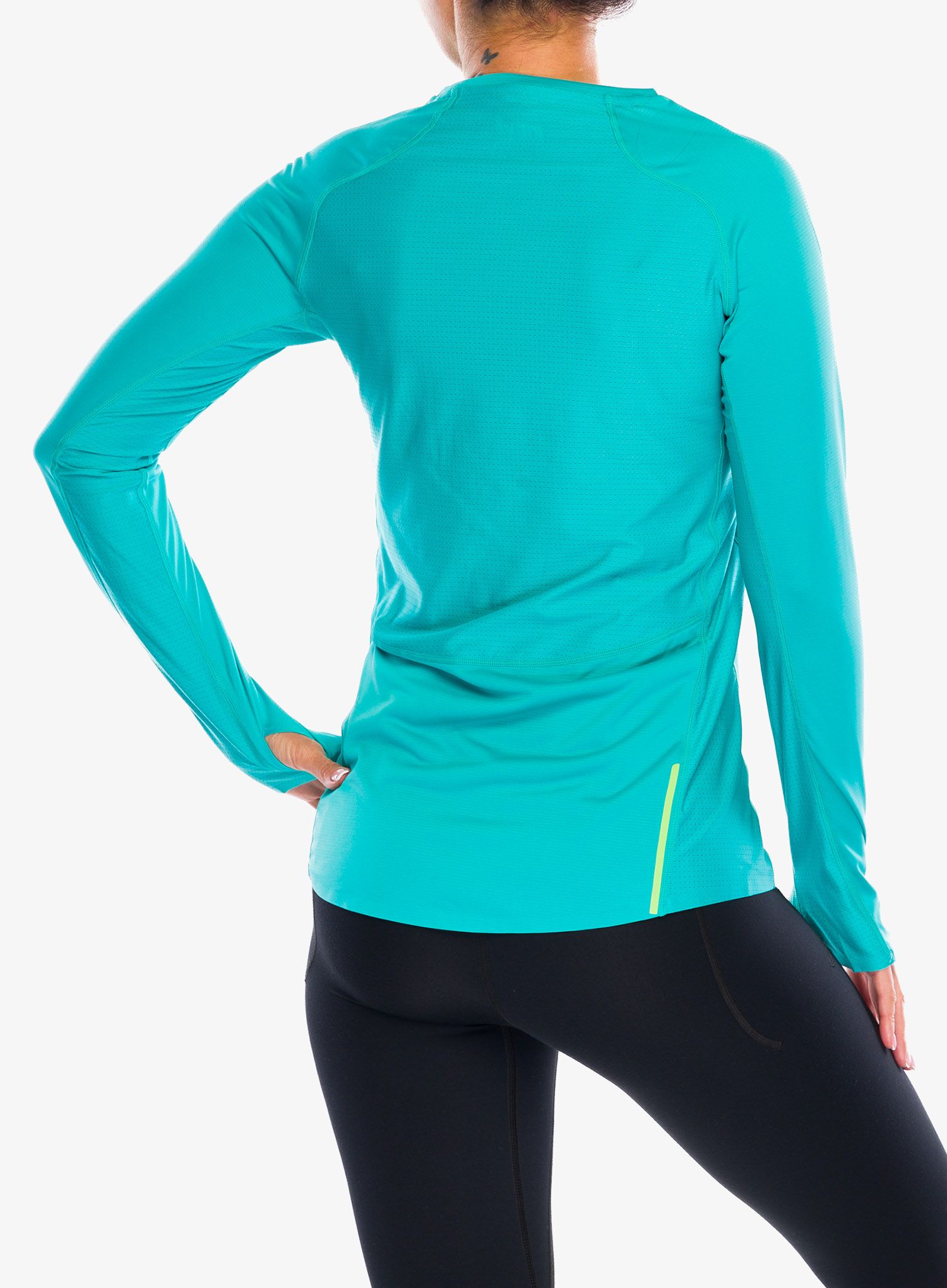 Ženska dukserica za trčanje Inov-8 Base Elite LS - teal