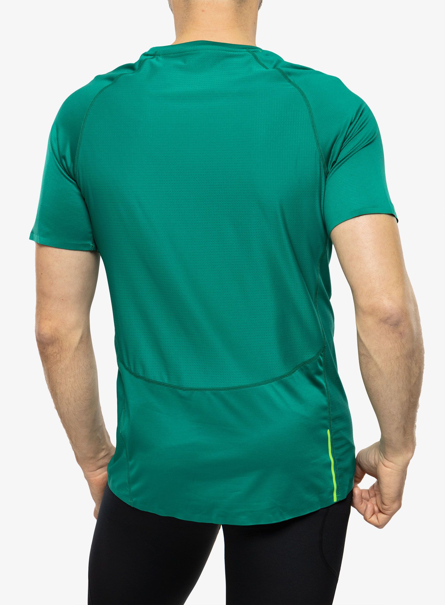 Majica za trčanje Inov-8 Base Elite S/S - dark green