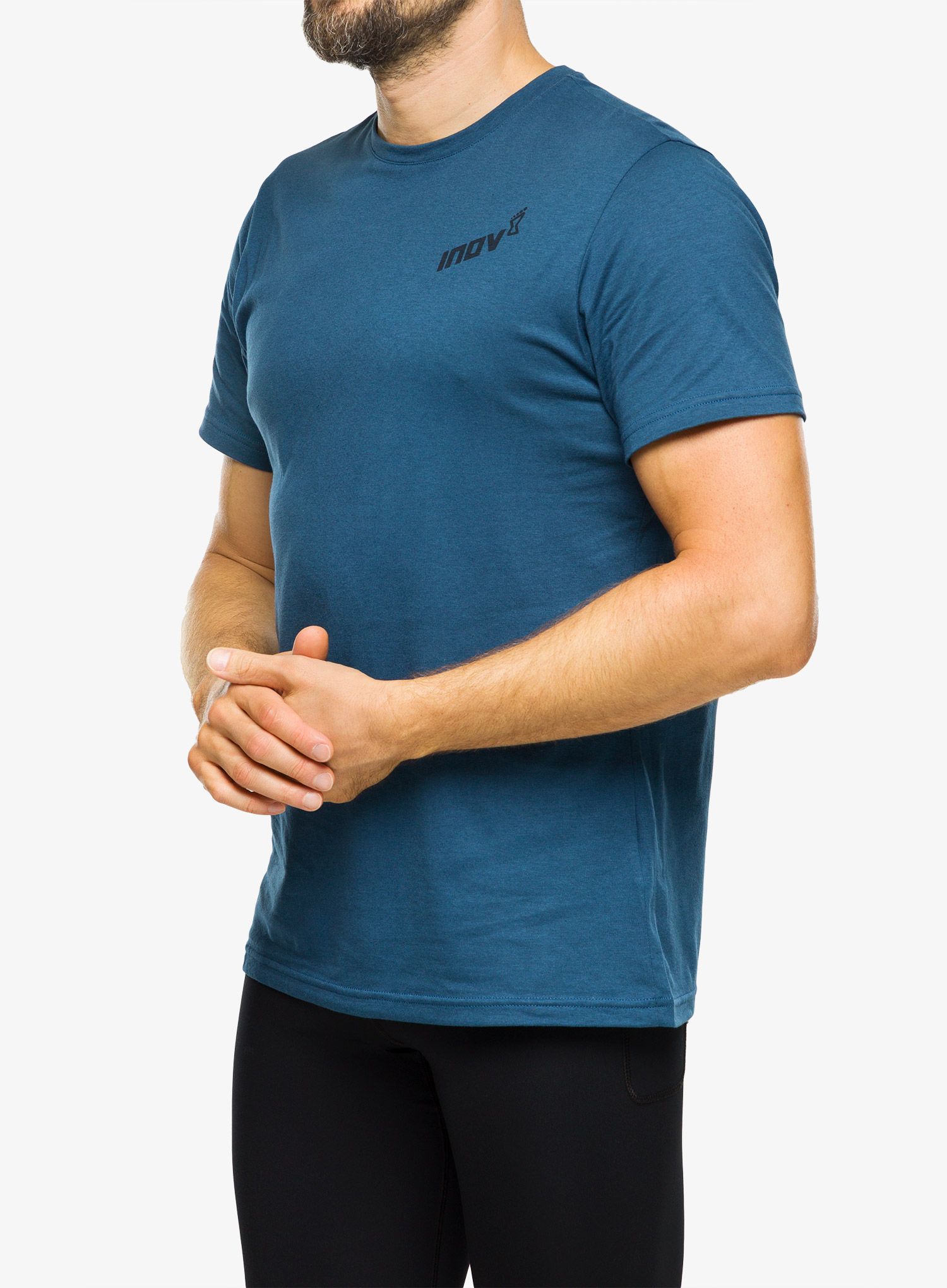 Majica za trčanje Inov-8 Graphic Tee SS Forged - navy