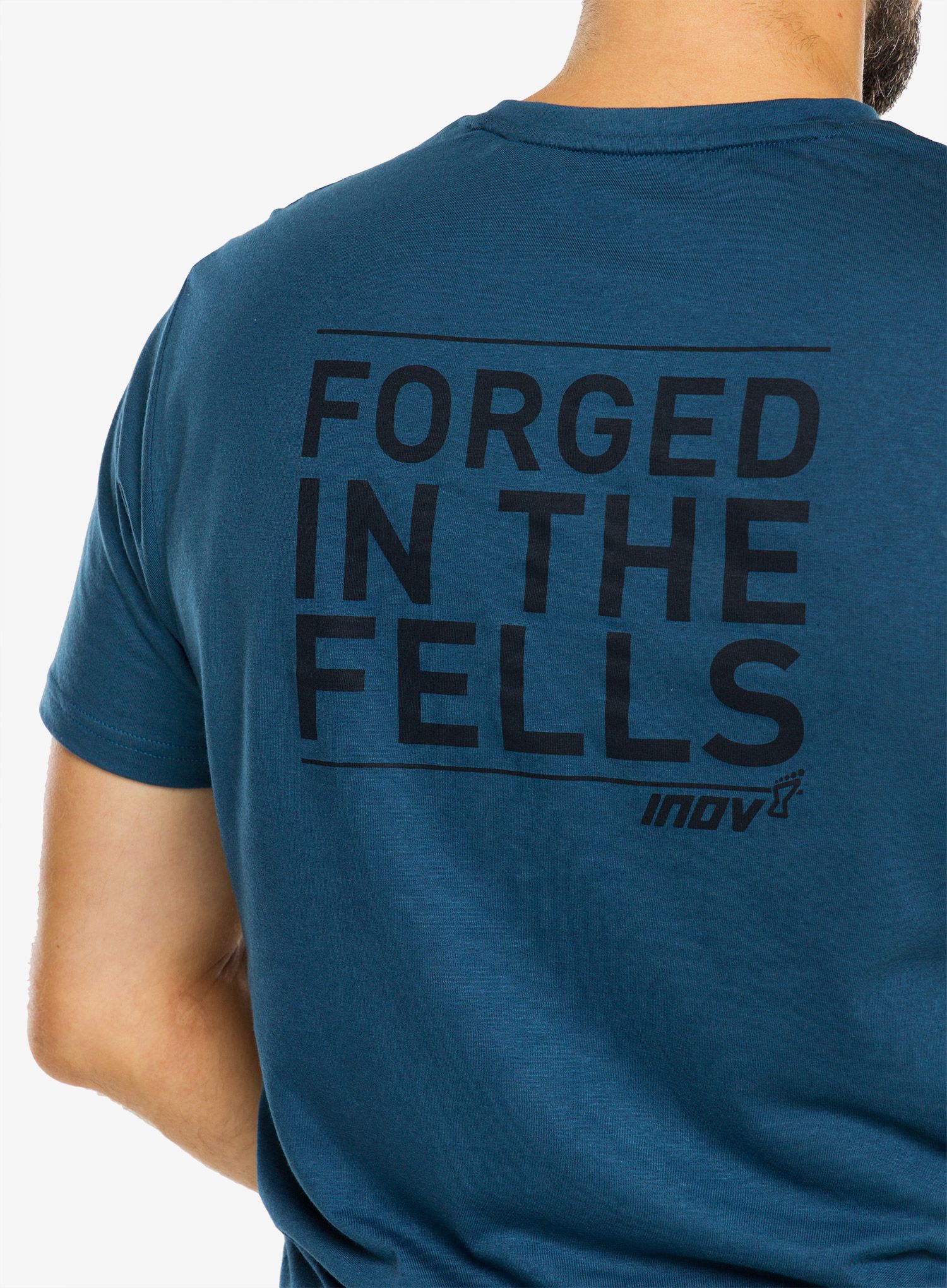 Majica za trčanje Inov-8 Graphic Tee SS Forged - navy