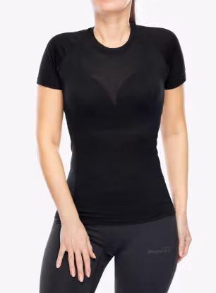 Ženska merino majica Inov-8 Merino Short Sleeve T-Shirt - black