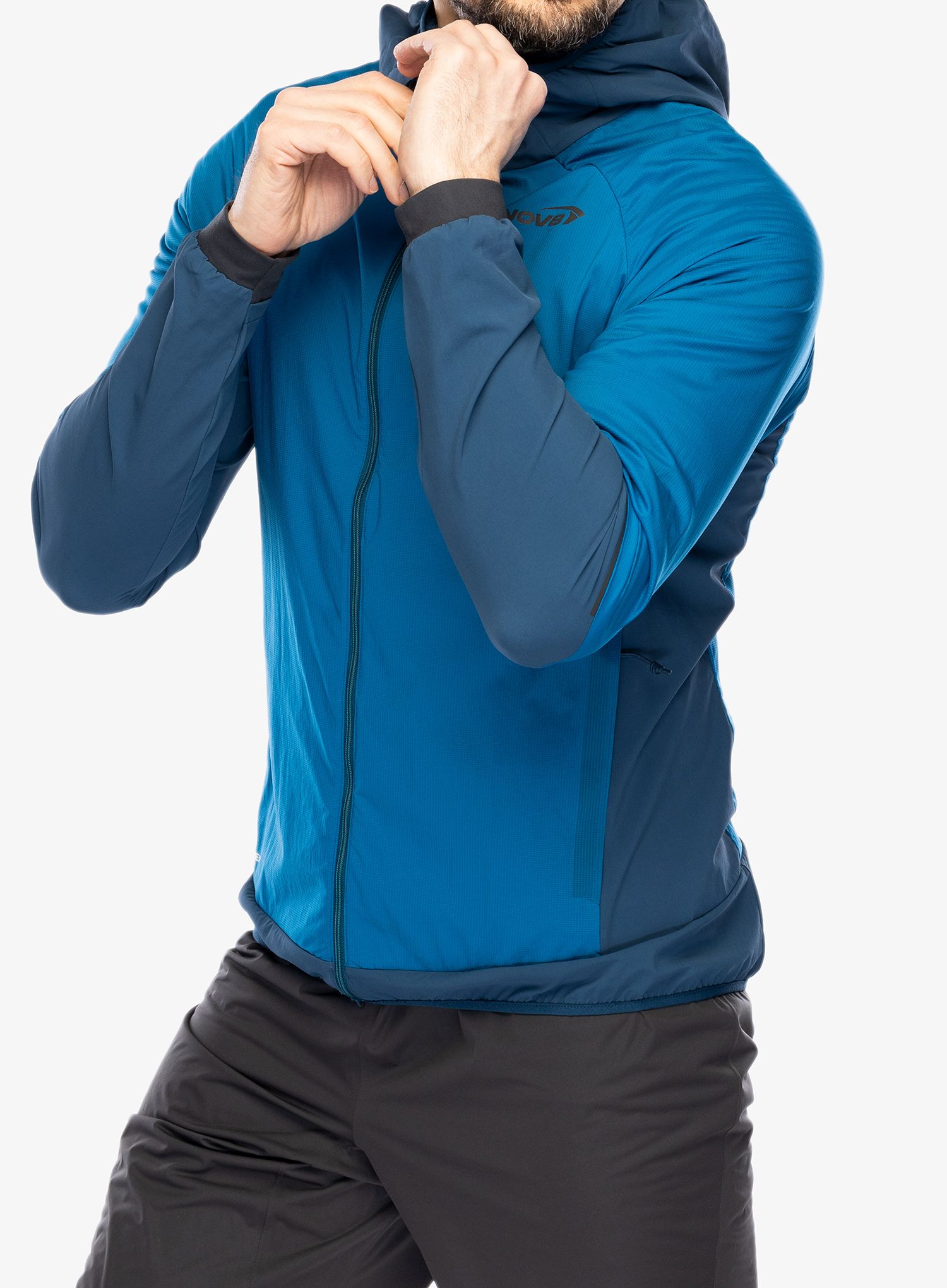 Jakna s postavom Inov-8 Performance Hybrid Jacket - blue/navy