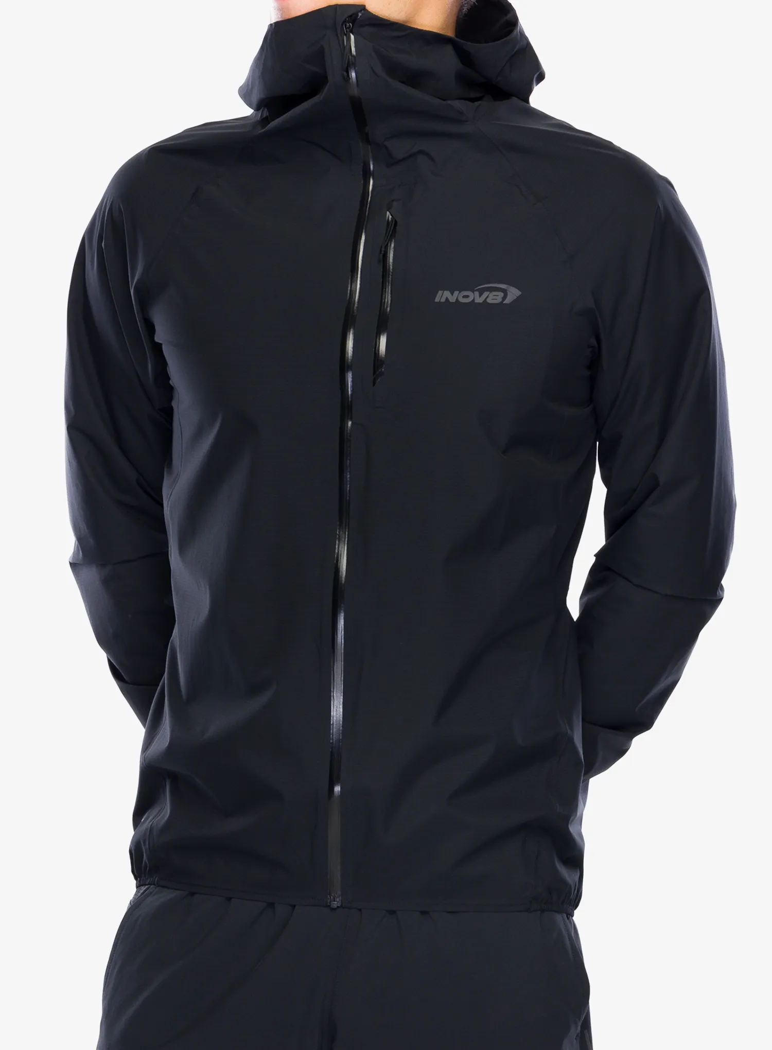 Kišna jakna Inov-8 Stormshell FZ V2 - black