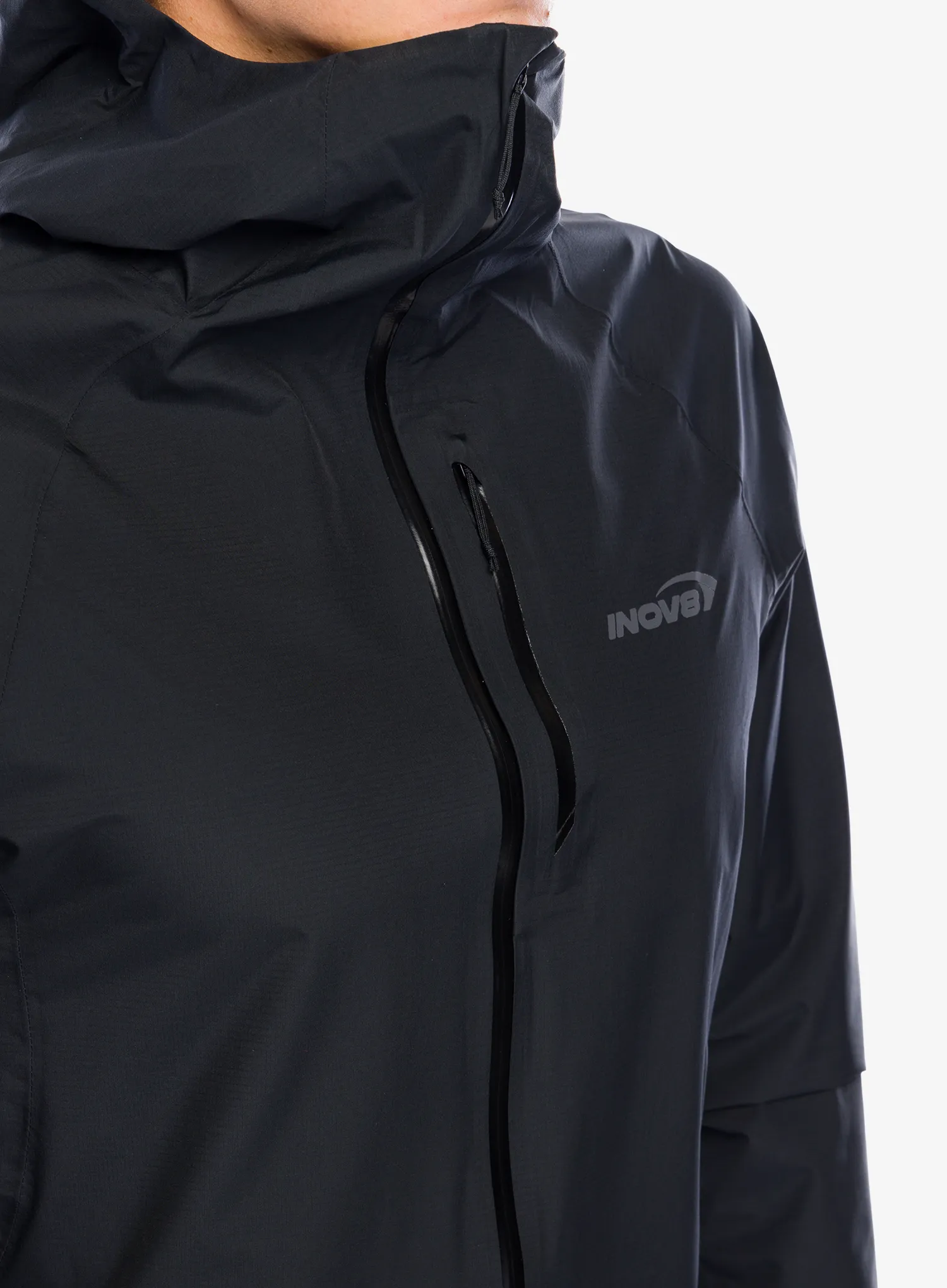 Kišna jakna Inov-8 Stormshell FZ V2 - black