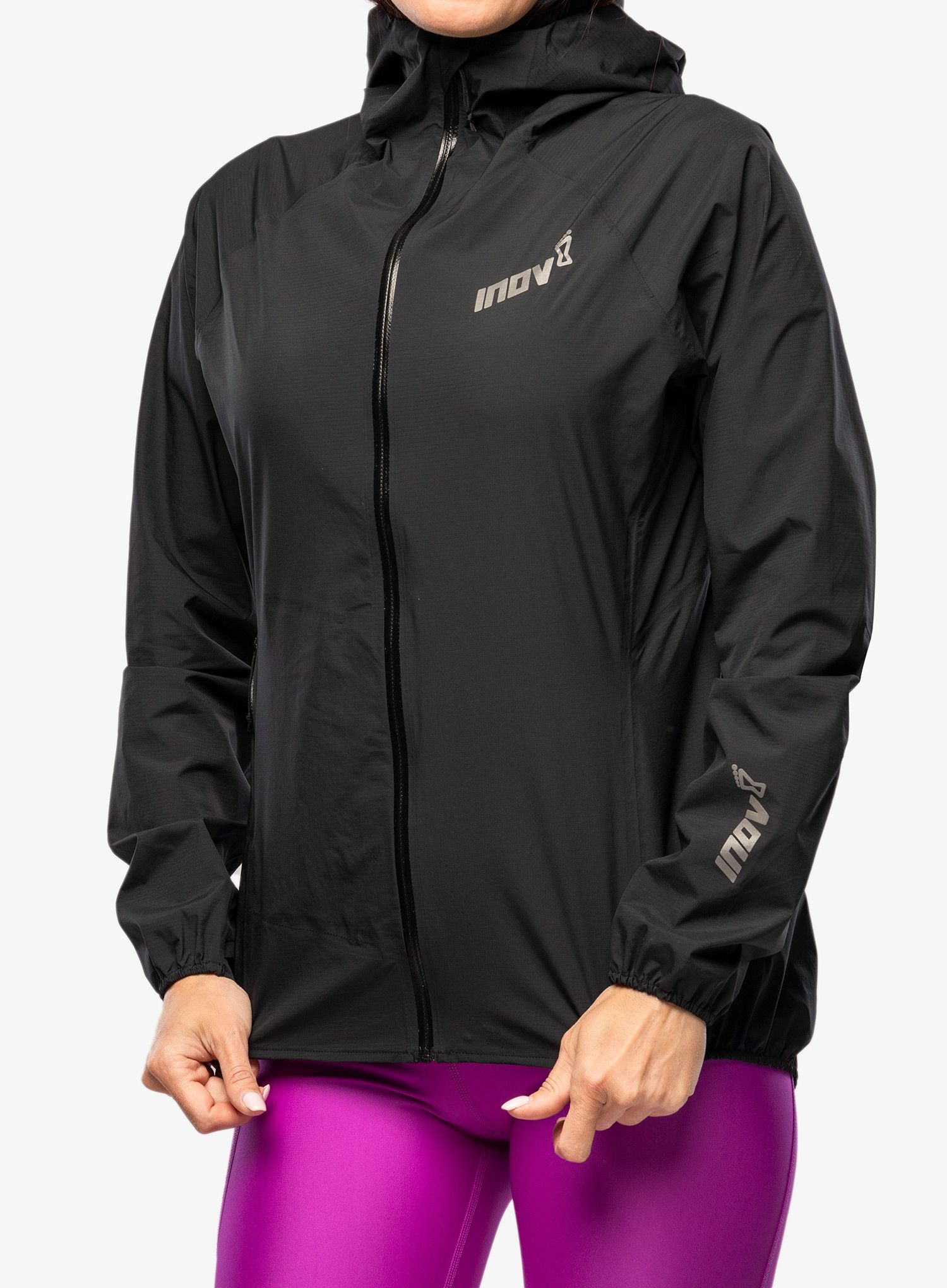 Ženska jakna za trčanje Inov-8 Stormshell FZ V2 - black