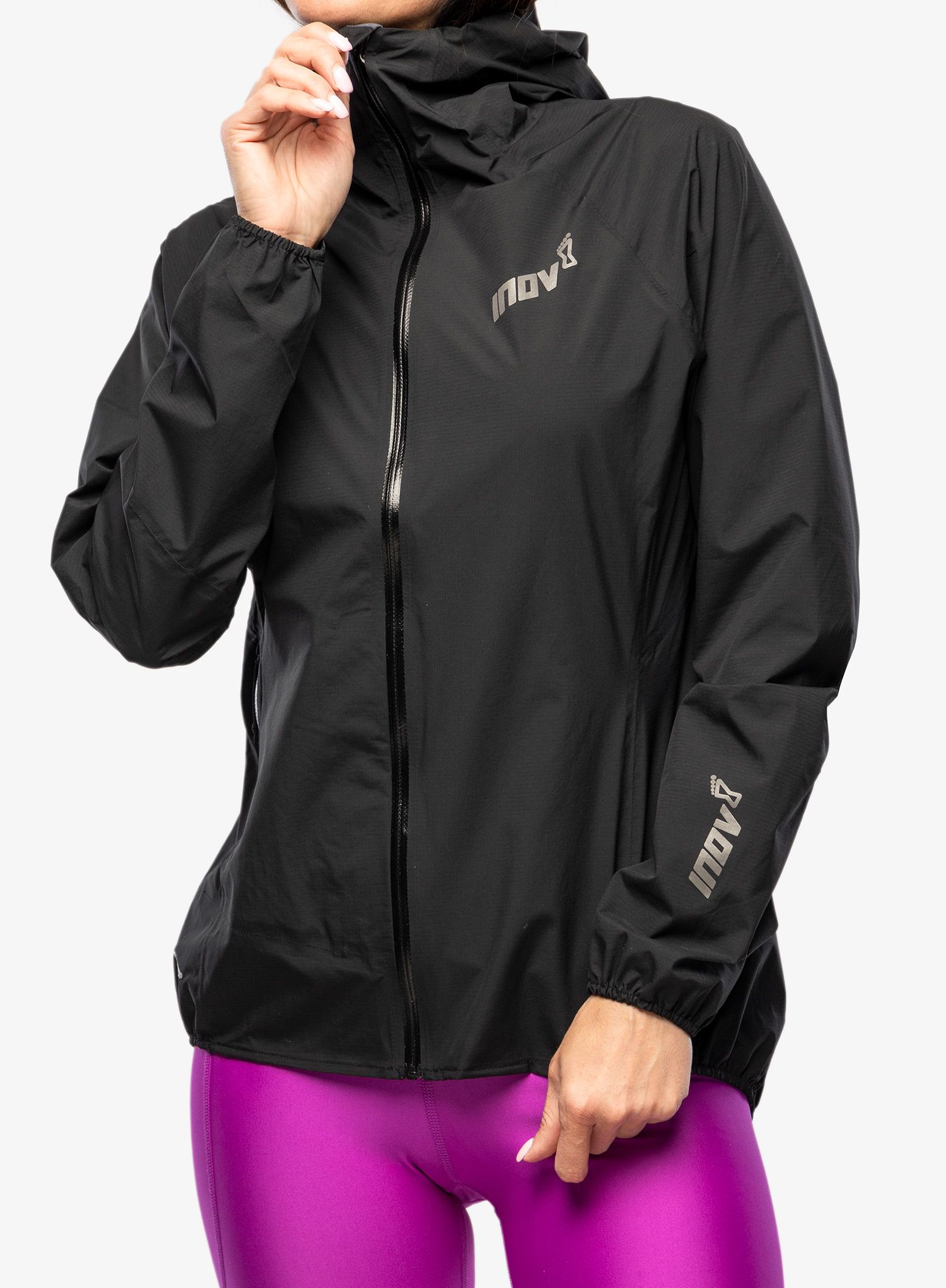 Ženska jakna za trčanje Inov-8 Stormshell FZ V2 - black