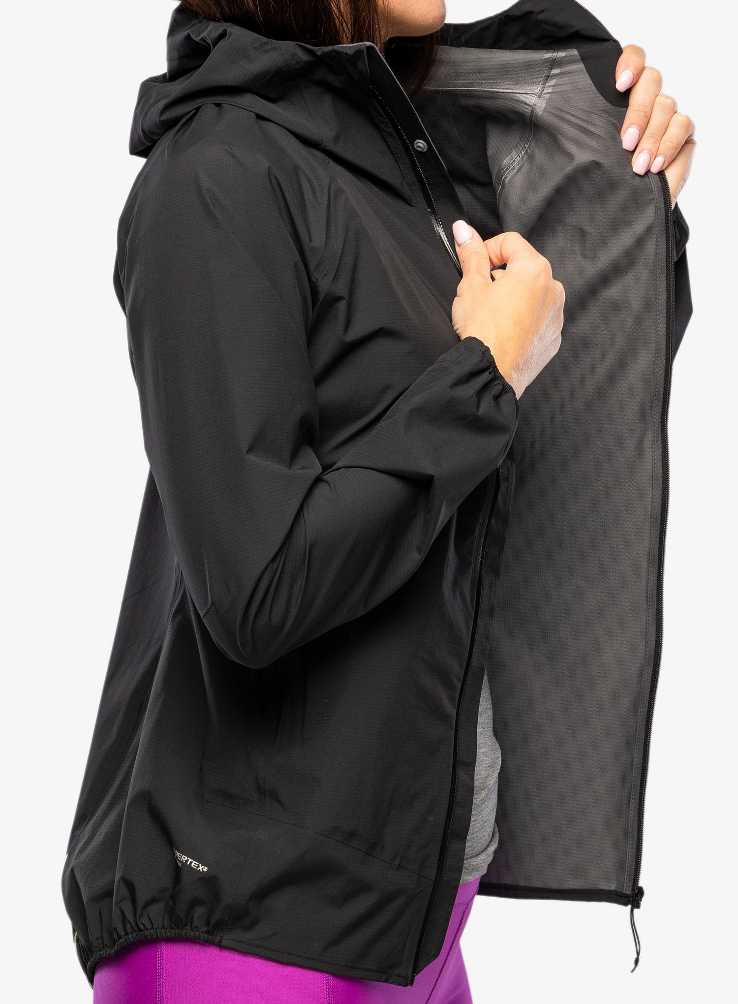 Ženska jakna za trčanje Inov-8 Stormshell FZ V2 - black