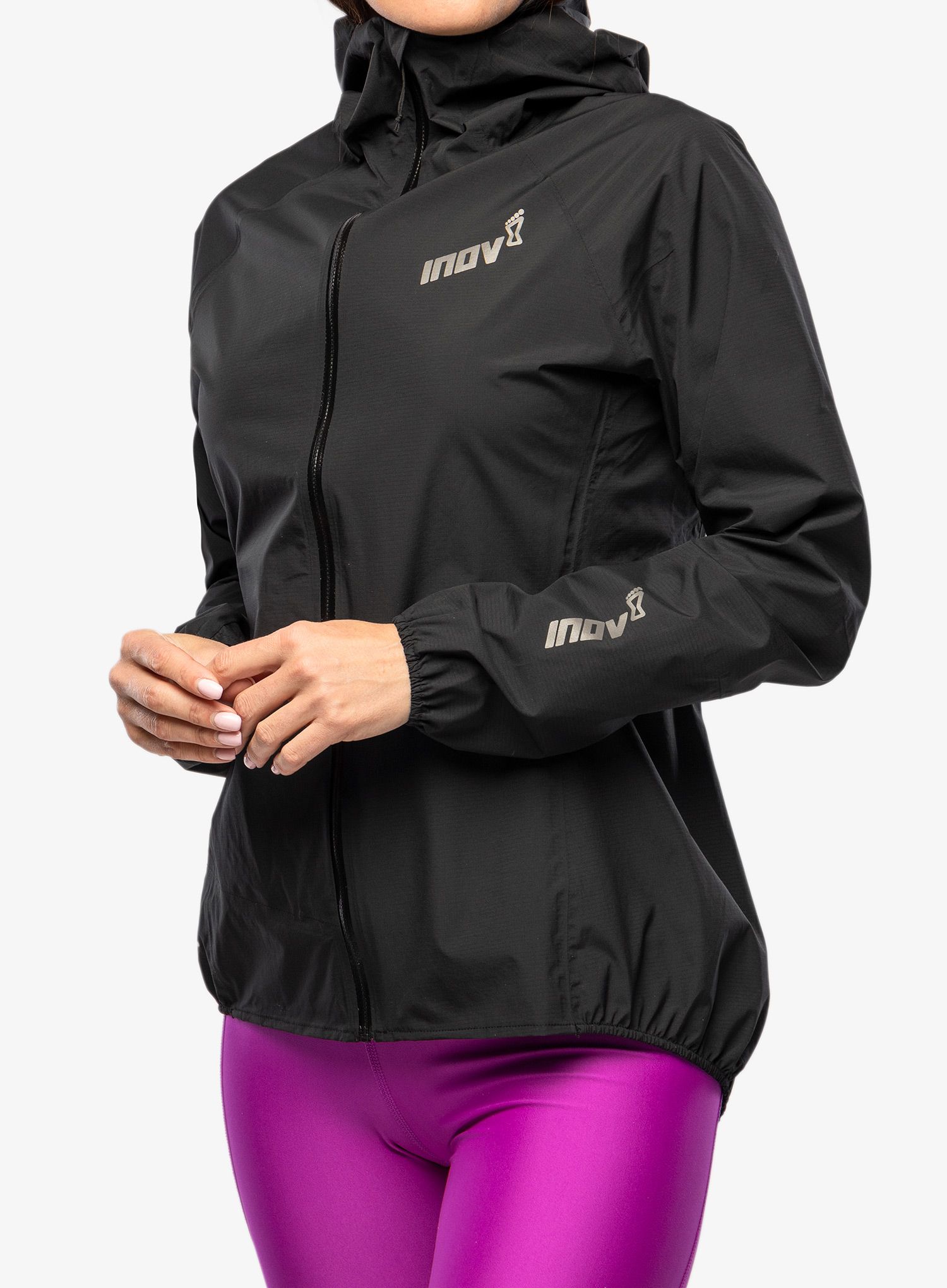 Ženska jakna za trčanje Inov-8 Stormshell FZ V2 - black