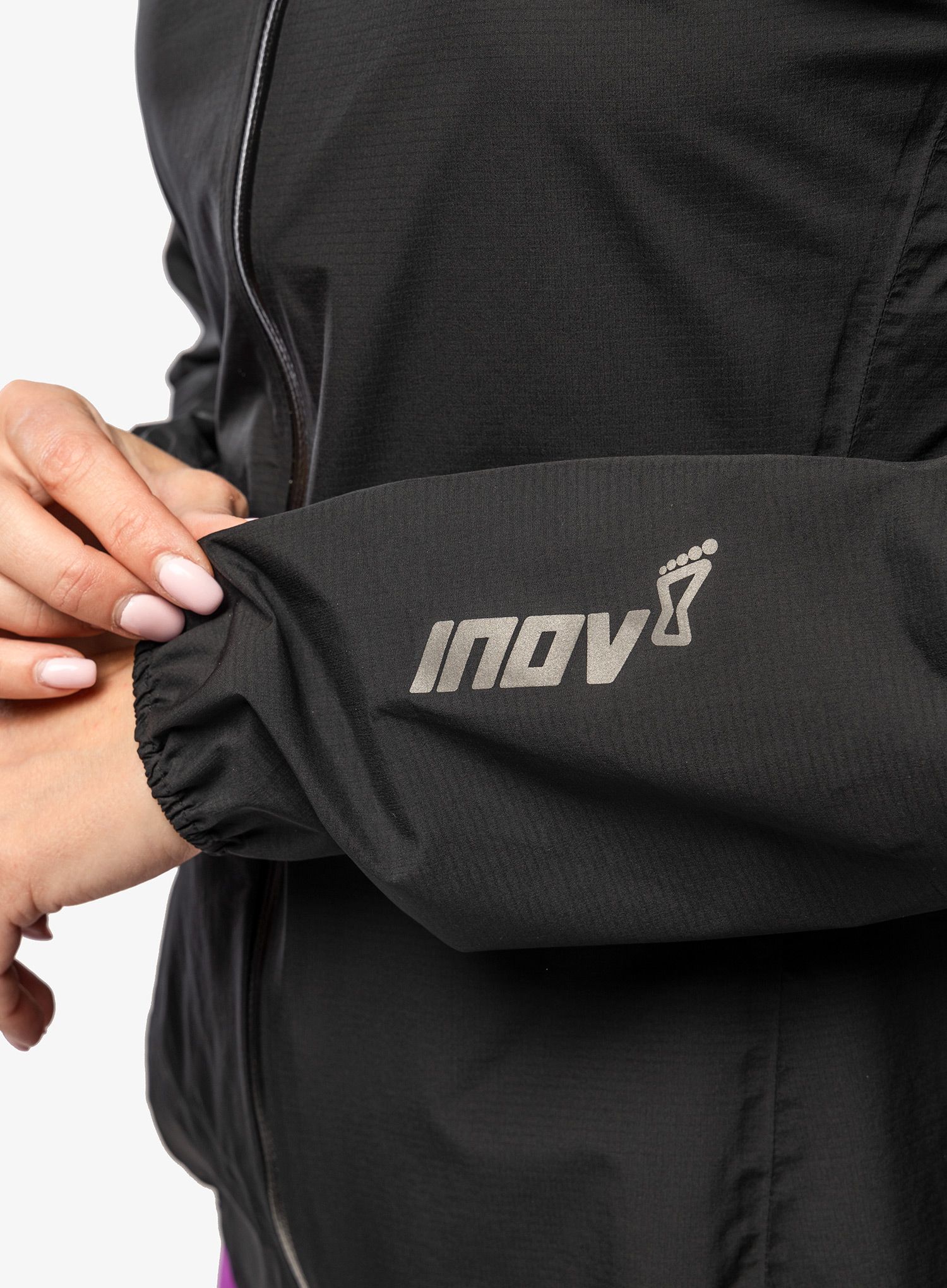 Ženska jakna za trčanje Inov-8 Stormshell FZ V2 - black