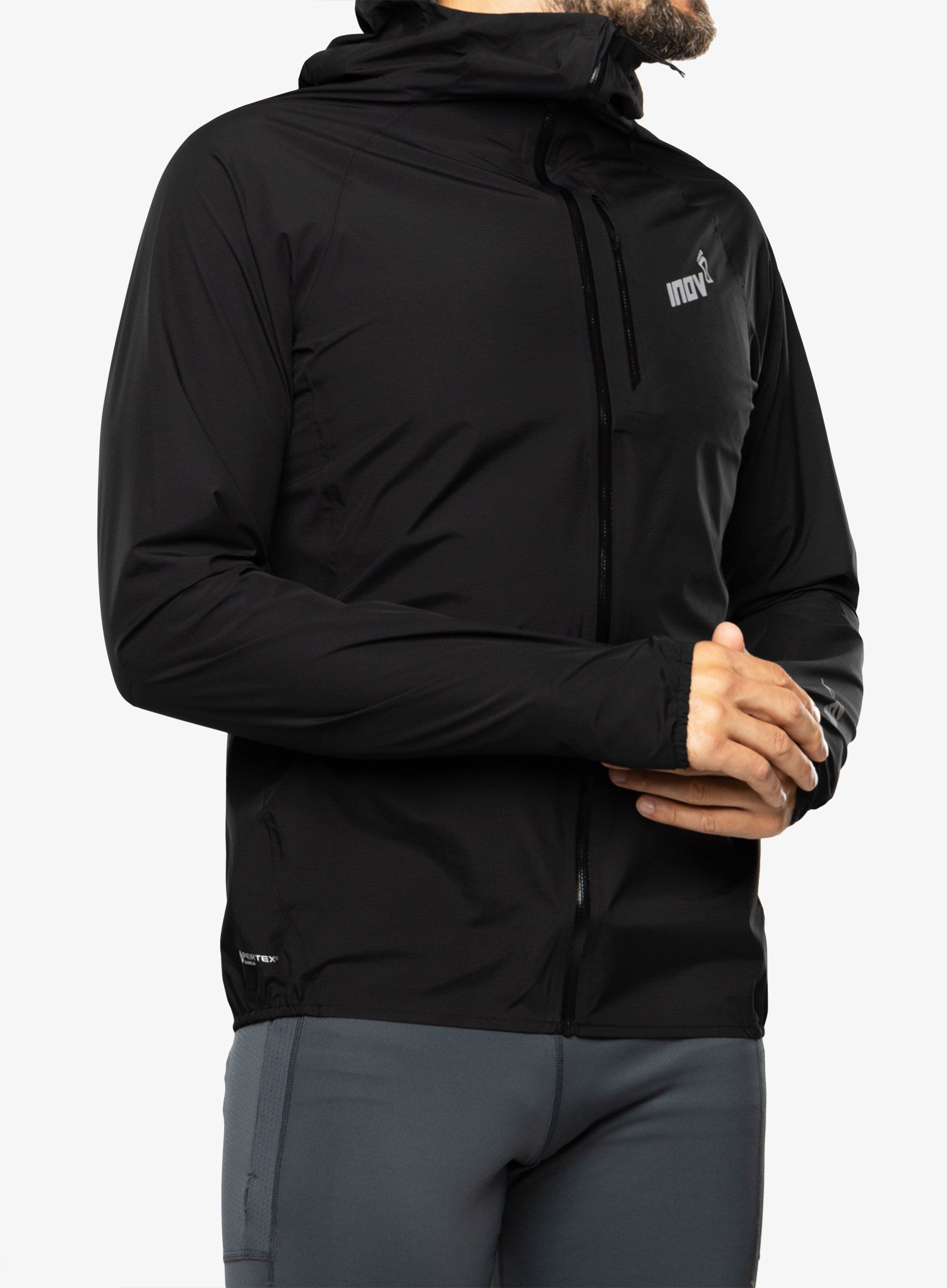 Jakna za trčanje Inov-8 Stormshell FZ V2 - black