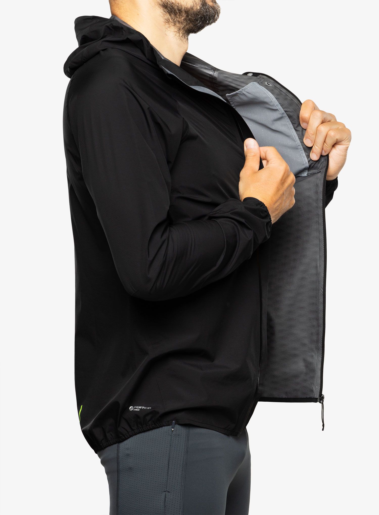 Jakna za trčanje Inov-8 Stormshell FZ V2 - black