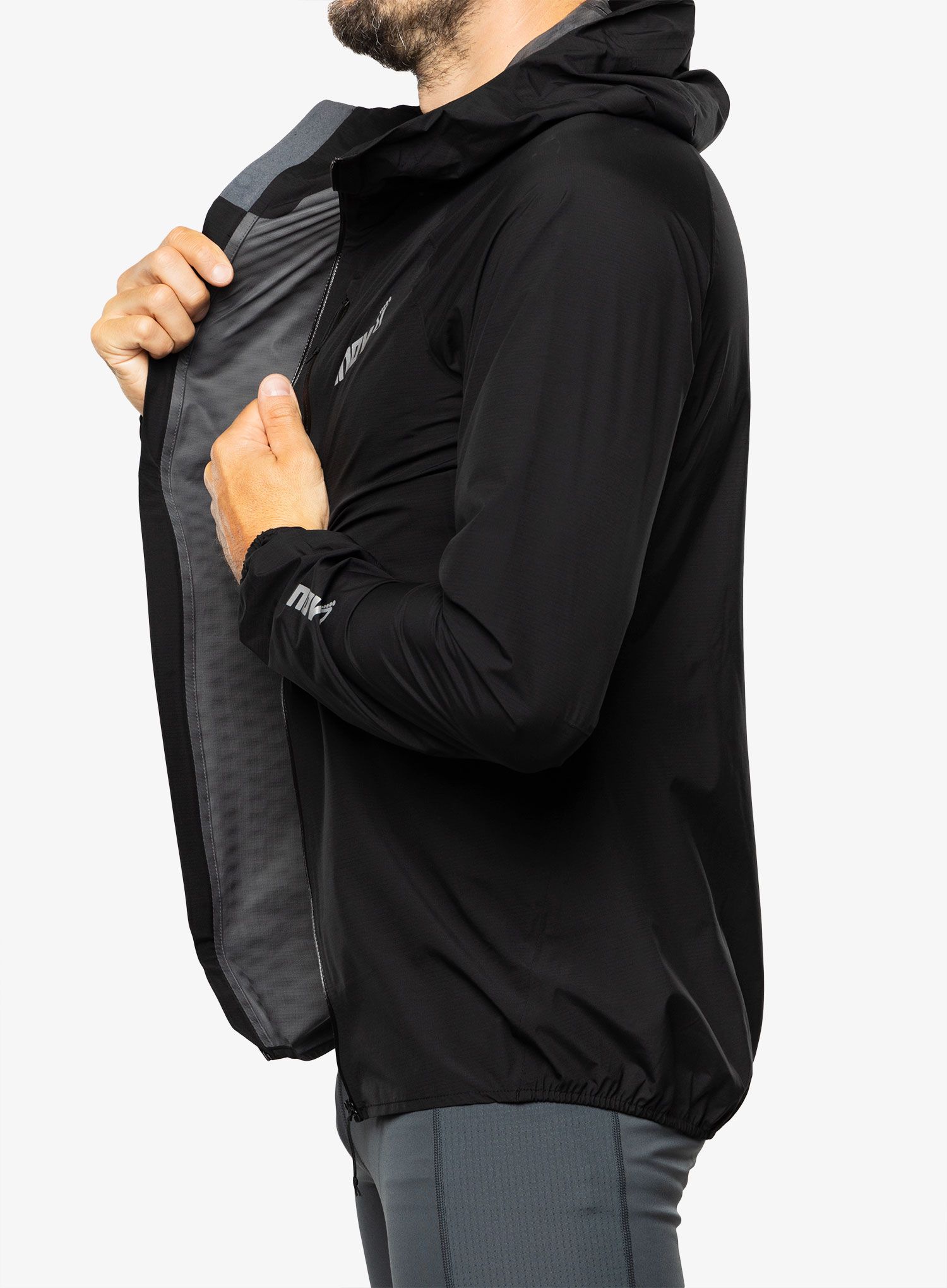 Jakna za trčanje Inov-8 Stormshell FZ V2 - black