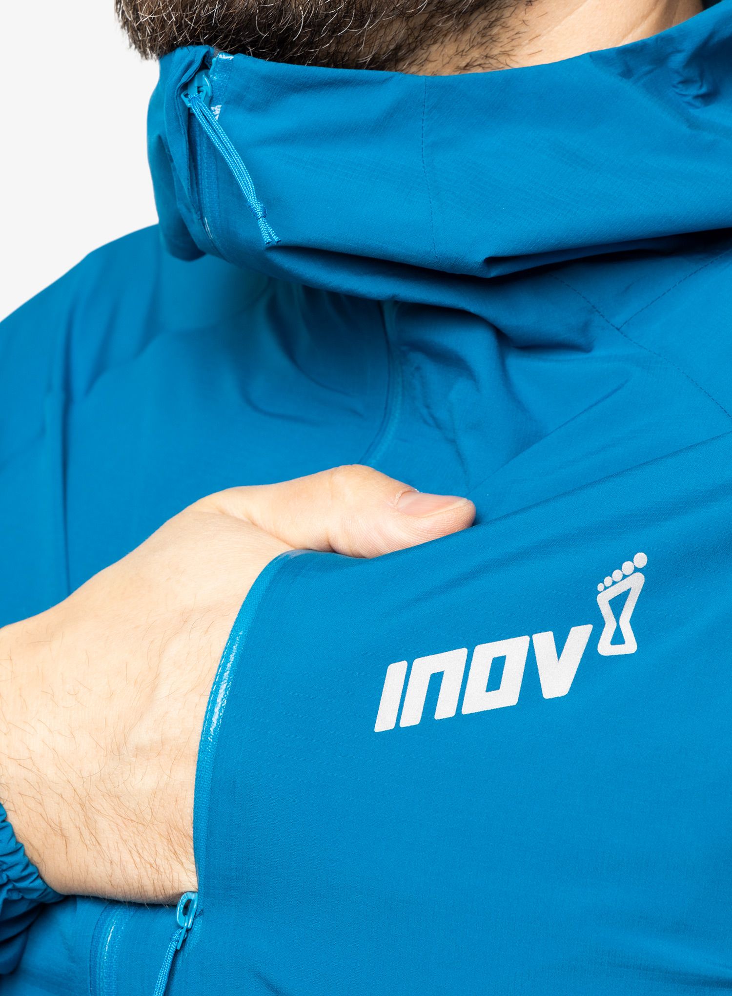 Jakna za trčanje Inov-8 Stormshell FZ V2 - blue