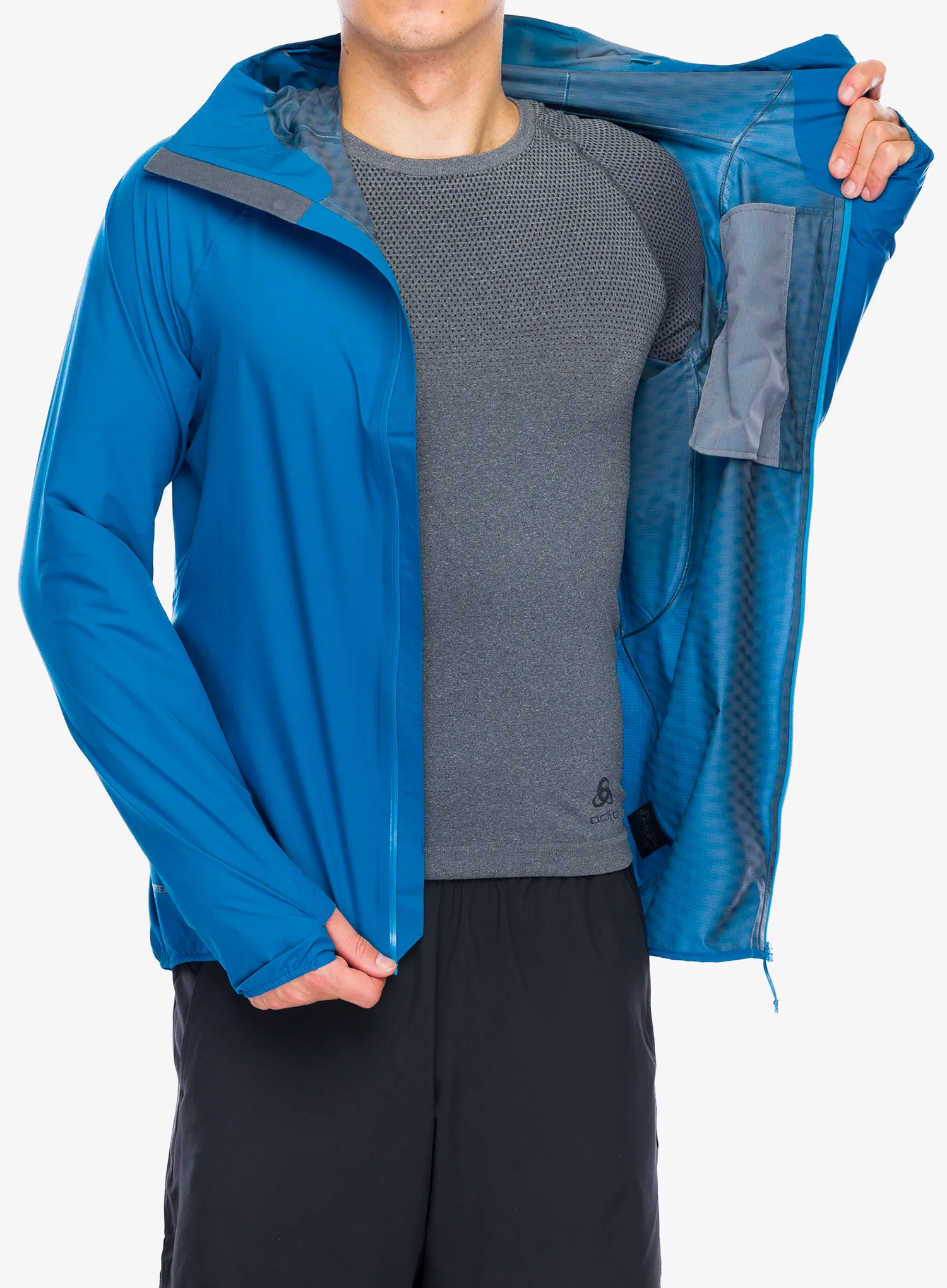Jakna za trčanje Inov-8 Stormshell FZ V2 - blue