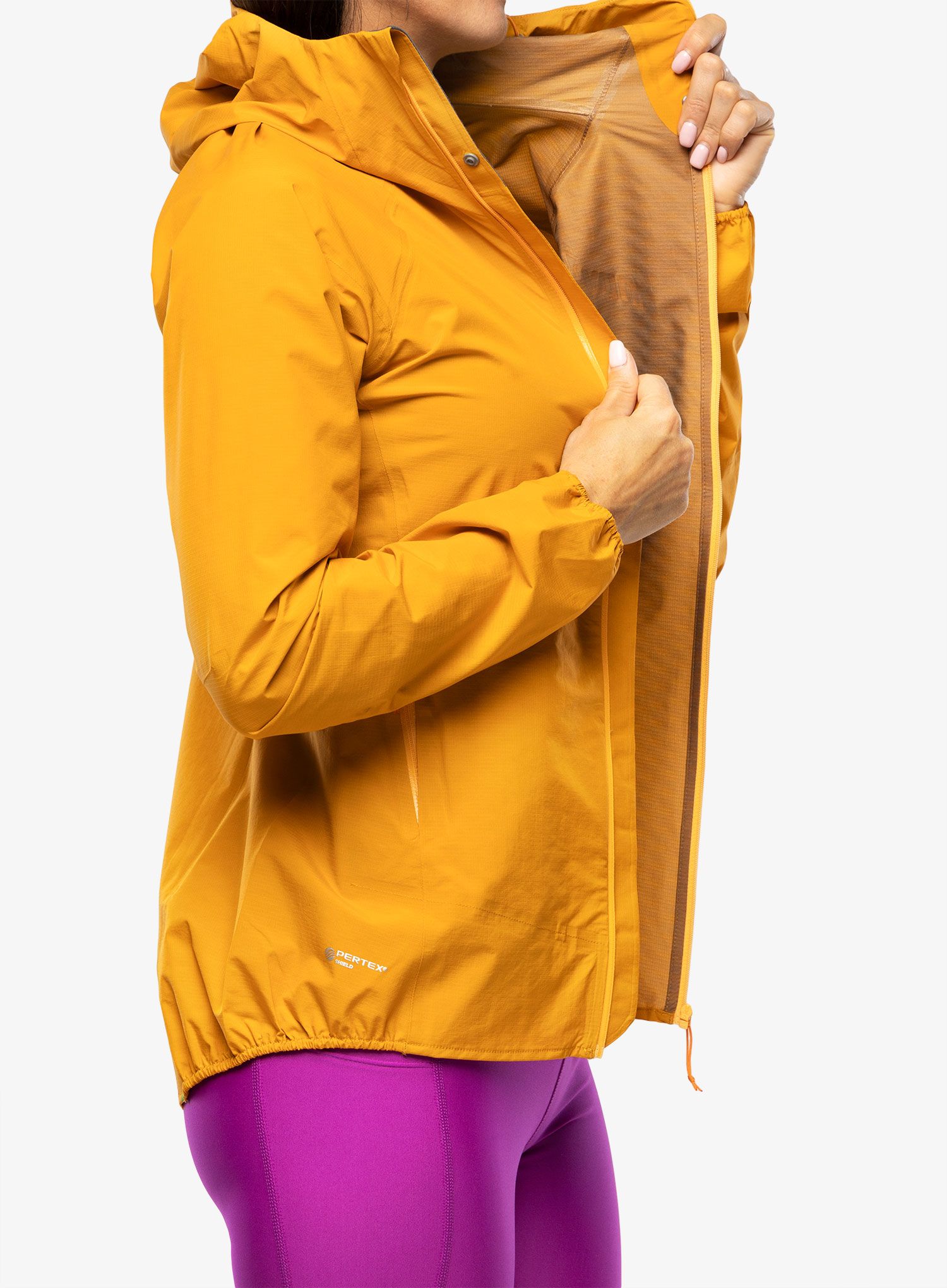 Ženska jakna za trčanje Inov-8 Stormshell FZ V2 - nectar