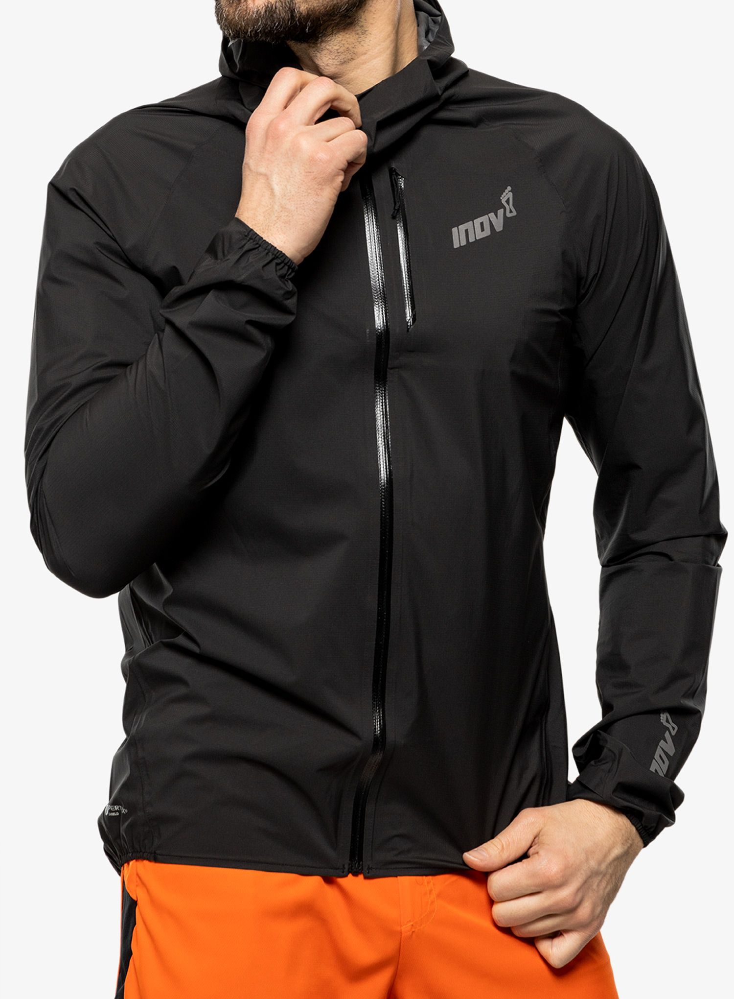 Jakna za trčanje Inov-8 Stormshell FZ - black