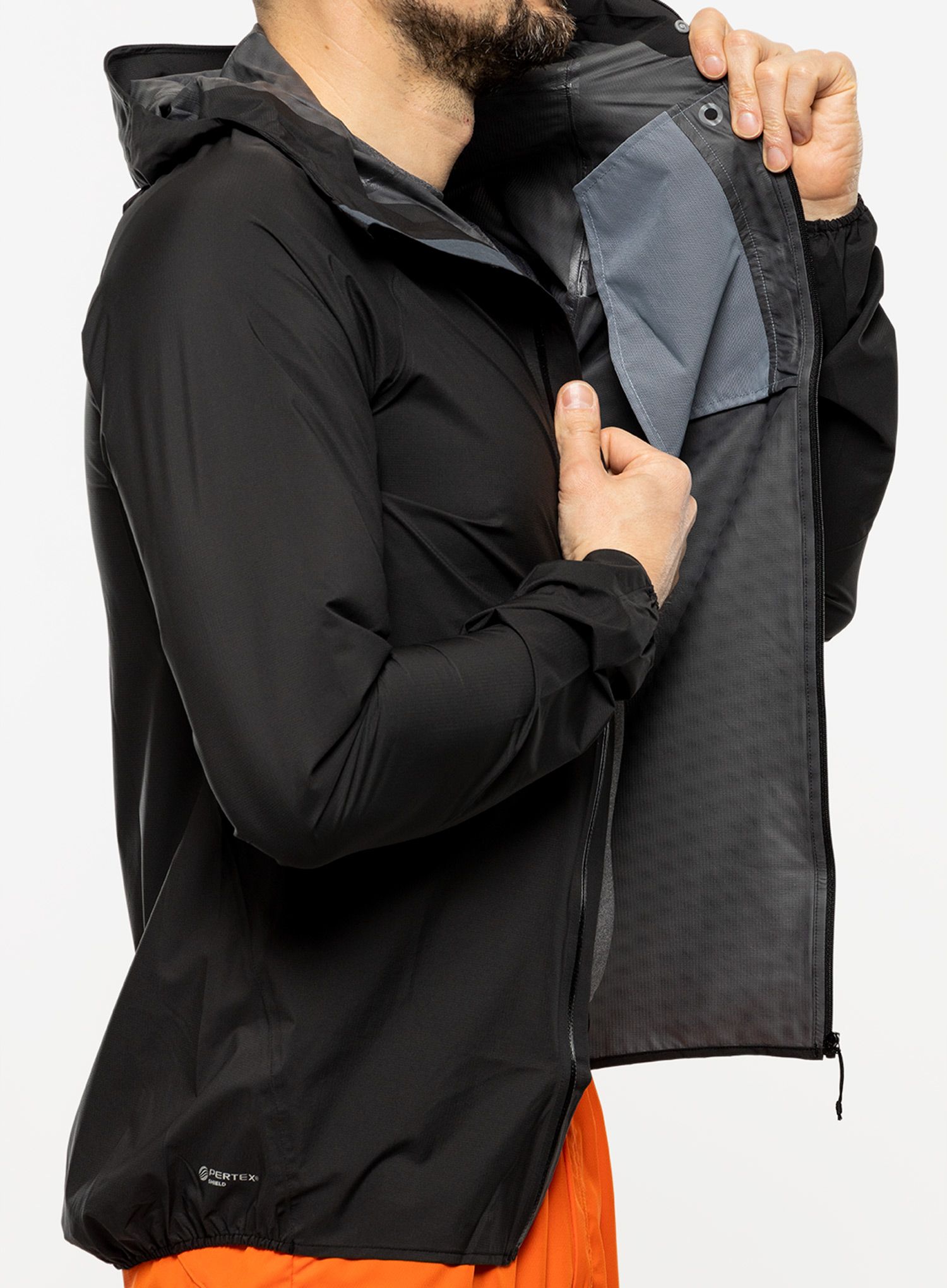 Jakna za trčanje Inov-8 Stormshell FZ - black