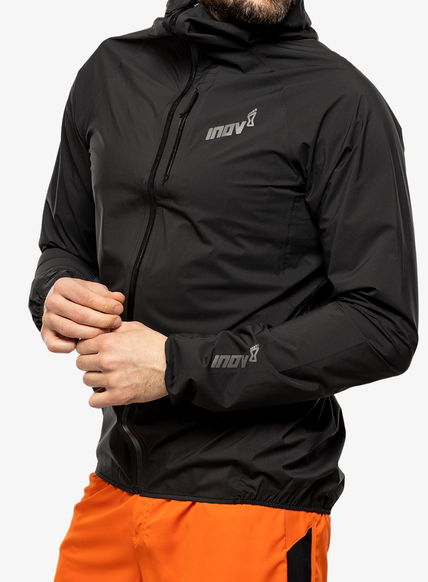 Jakna za trčanje Inov-8 Stormshell FZ - black