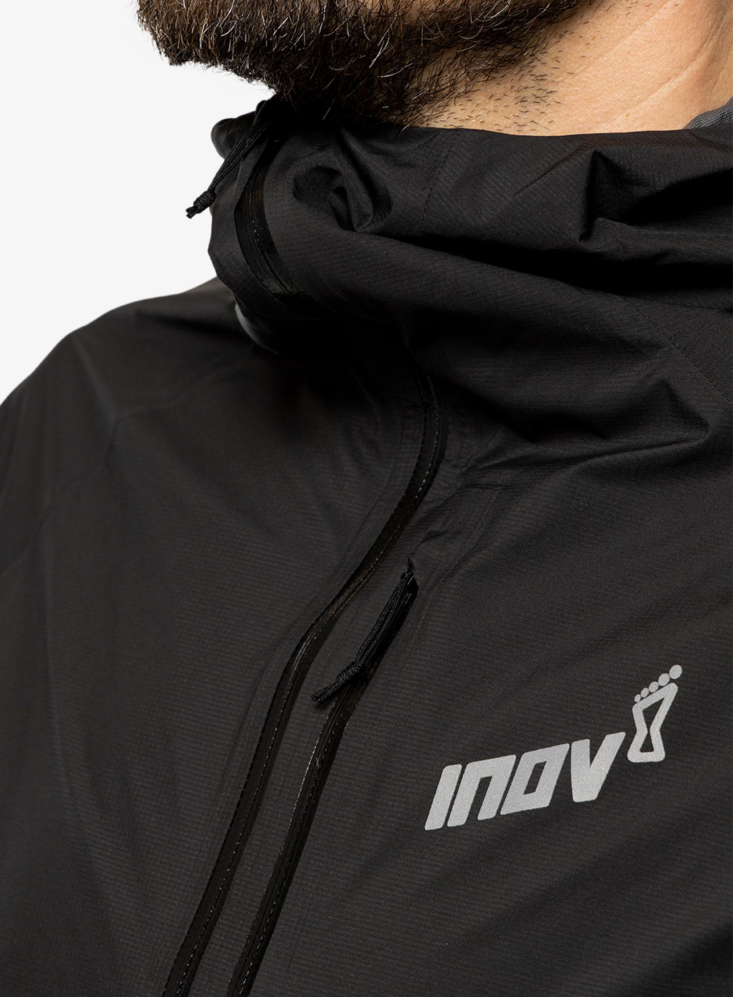 Jakna za trčanje Inov-8 Stormshell FZ - black