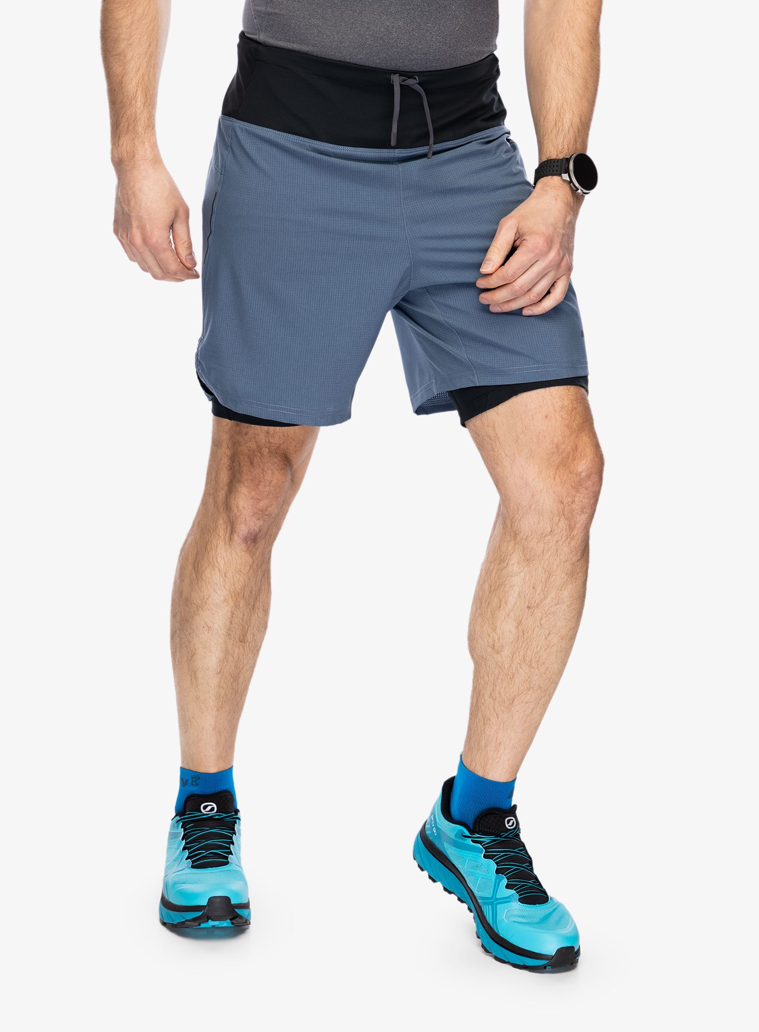 Kratke hlače za trčanje Inov-8 Trailfly Ultra 7 2in1 Short - slate