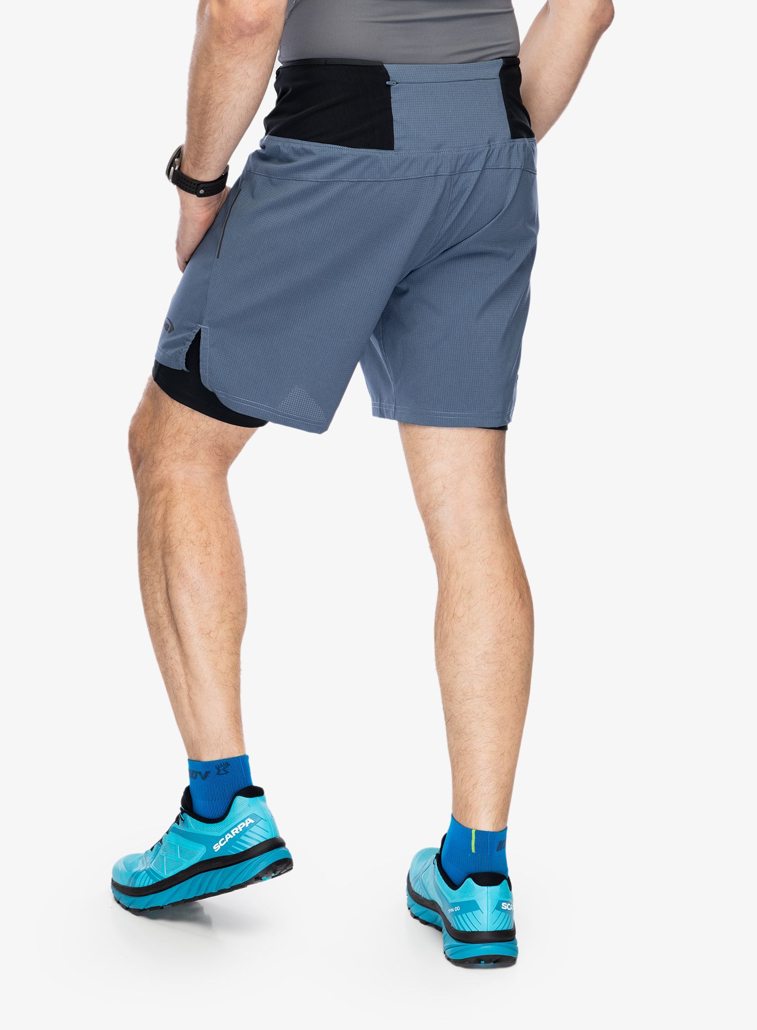 Kratke hlače za trčanje Inov-8 Trailfly Ultra 7 2in1 Short - slate