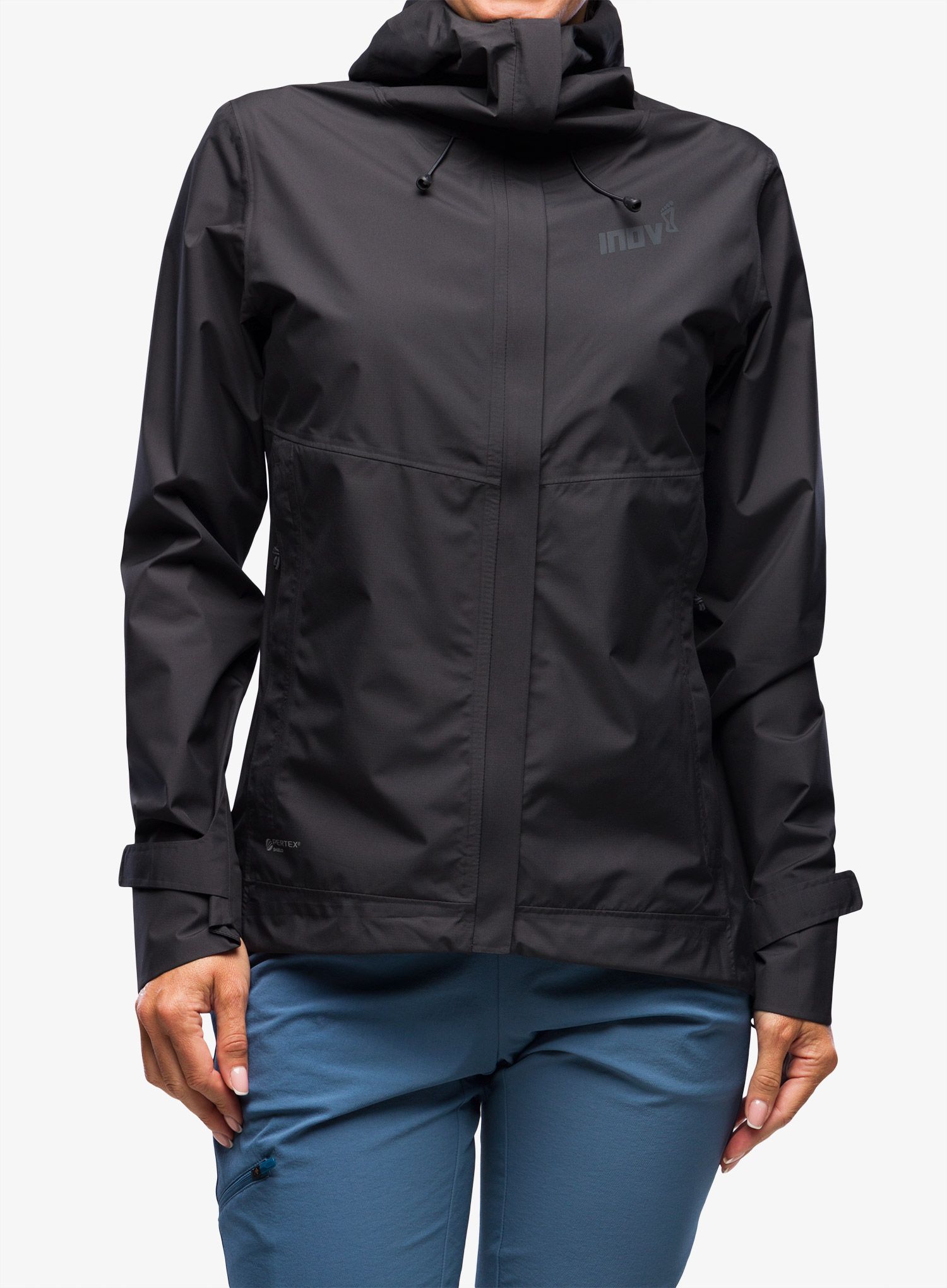Ženska kišna jakna Inov-8 Trailshell Jacket - graphite/graphite