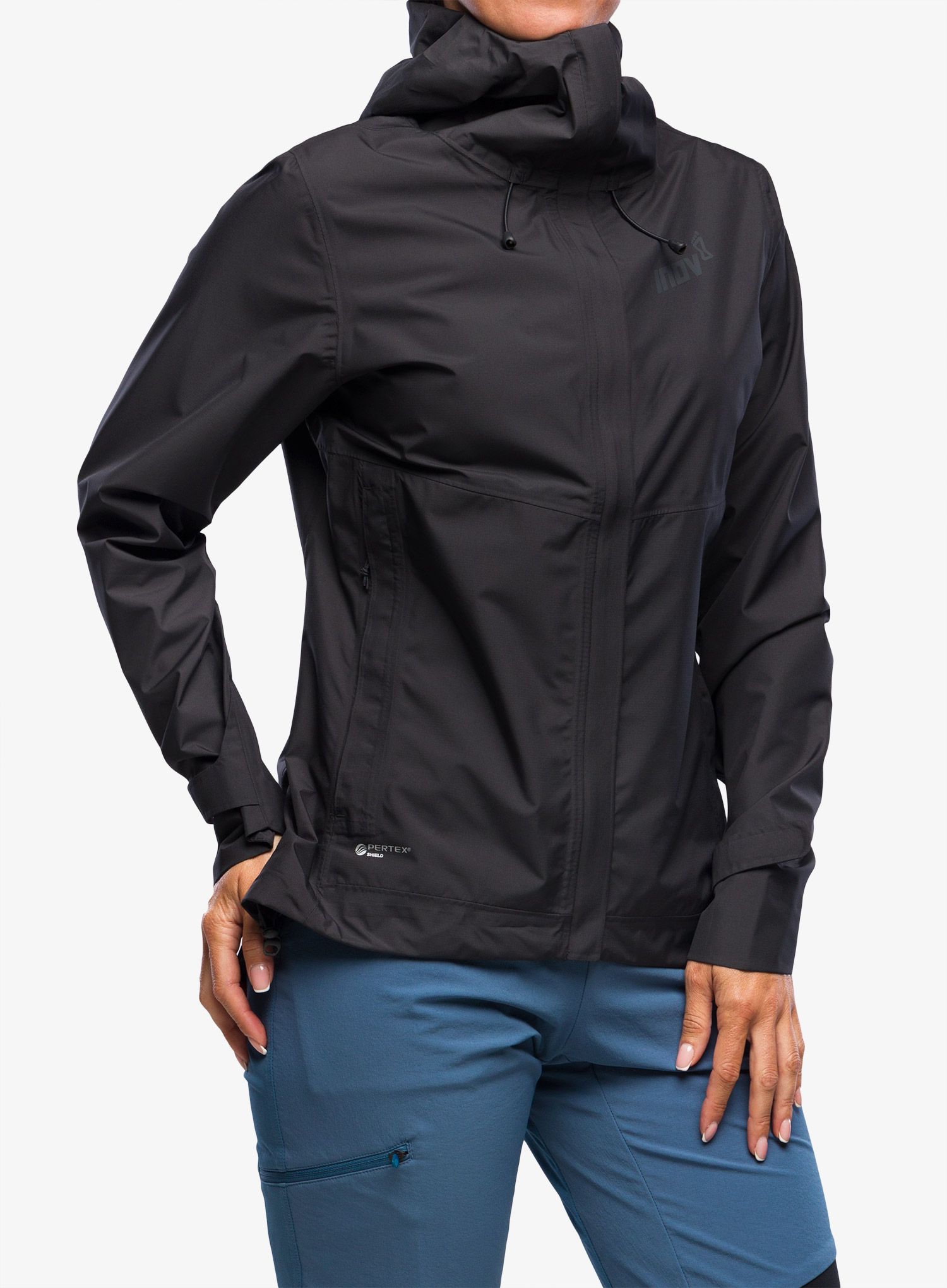 Ženska kišna jakna Inov-8 Trailshell Jacket - graphite/graphite