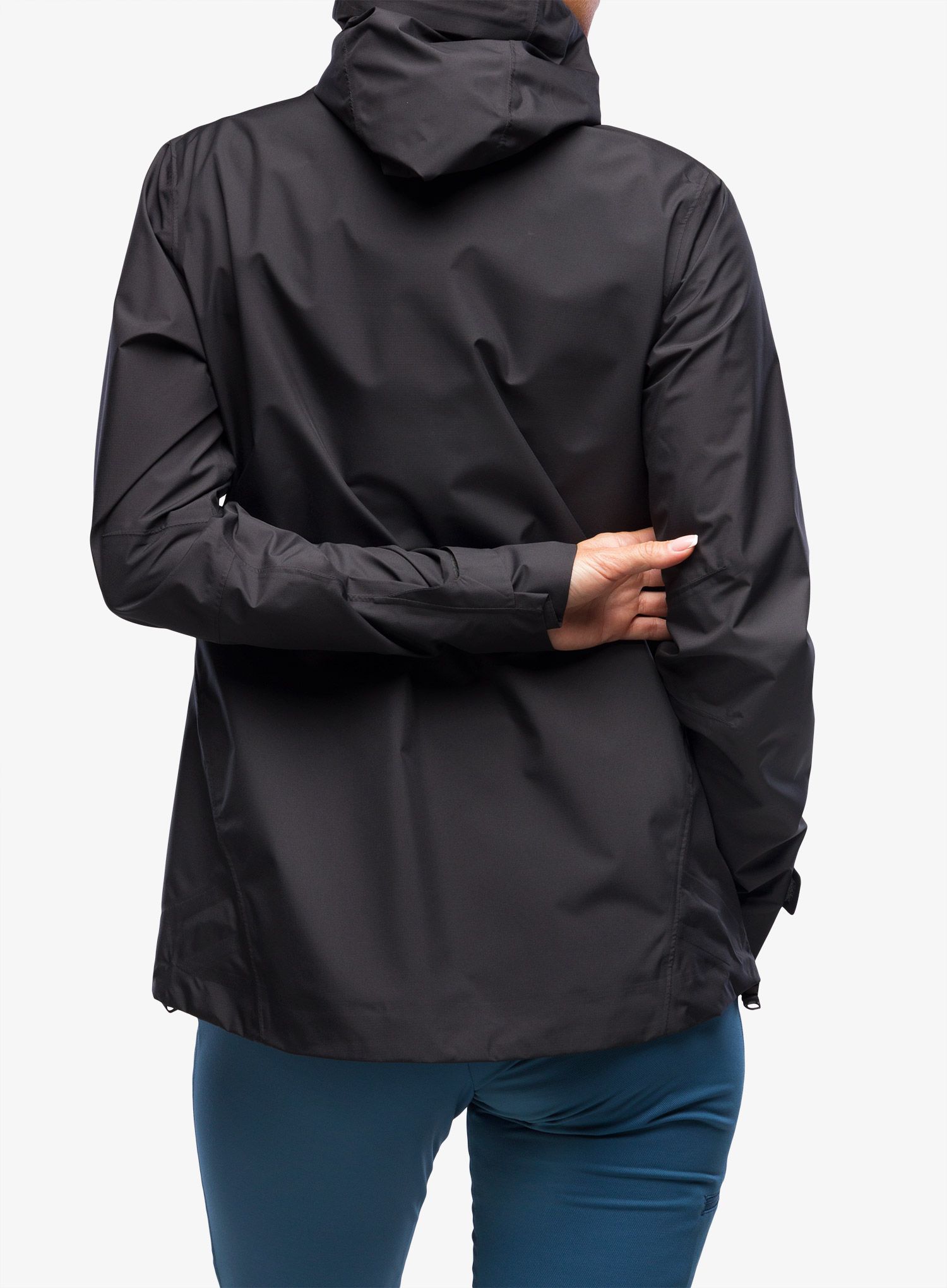 Ženska kišna jakna Inov-8 Trailshell Jacket - graphite/graphite
