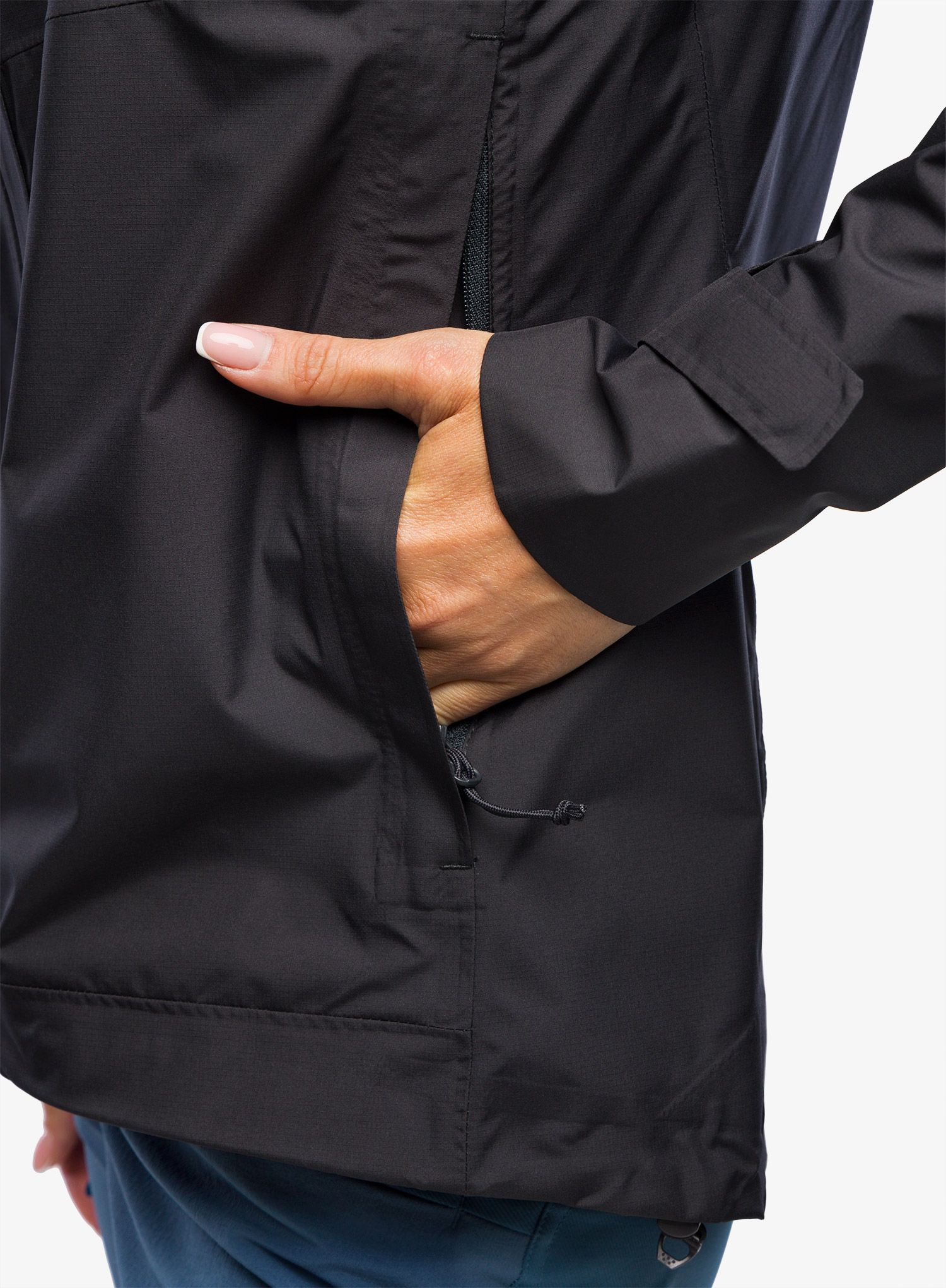 Ženska kišna jakna Inov-8 Trailshell Jacket - graphite/graphite