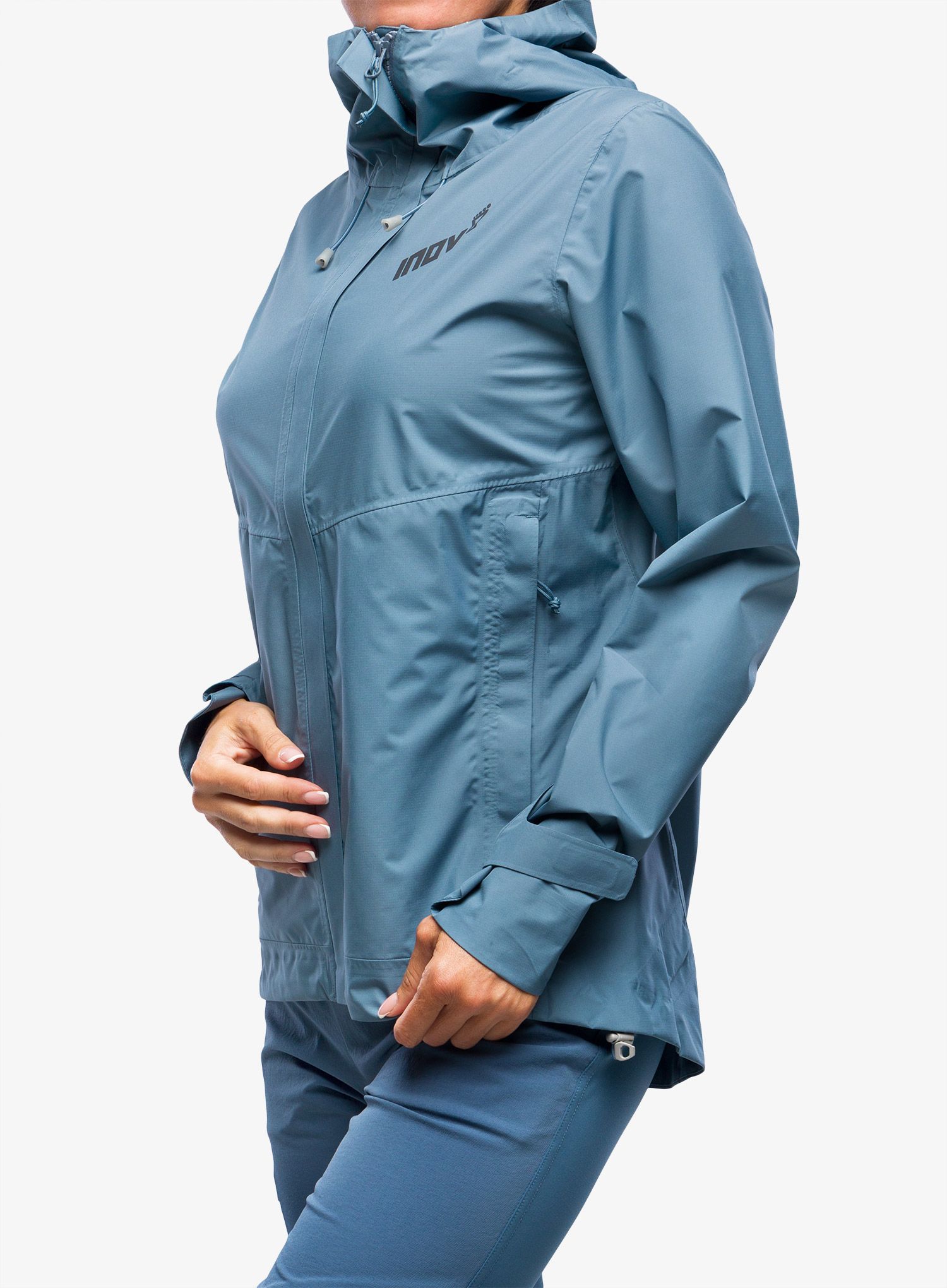 Ženska kišna jakna Inov-8 Trailshell Jacket - slate/slate