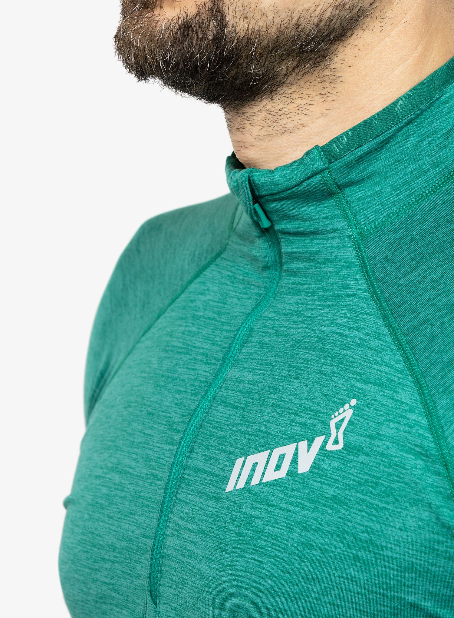 Dukserica s patentnim zatvaračem Inov-8 Train Elite Mid HZ - dark green