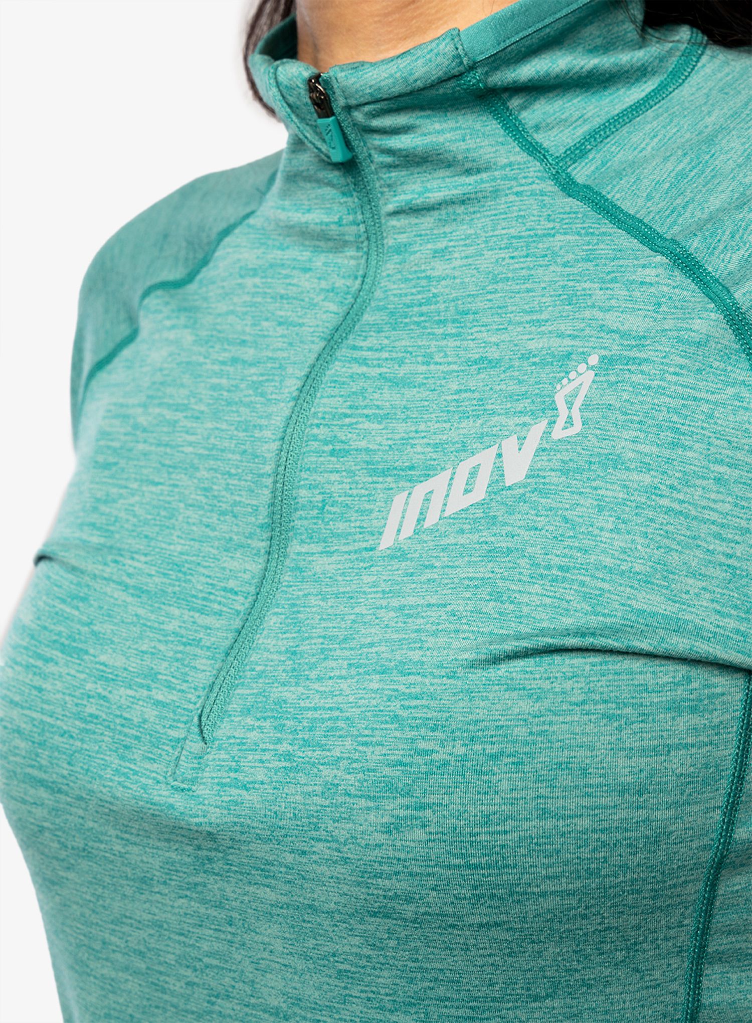 Ženska dukserica za trčanje Inov-8 Train Elite Mid Half-Zip - dark teal
