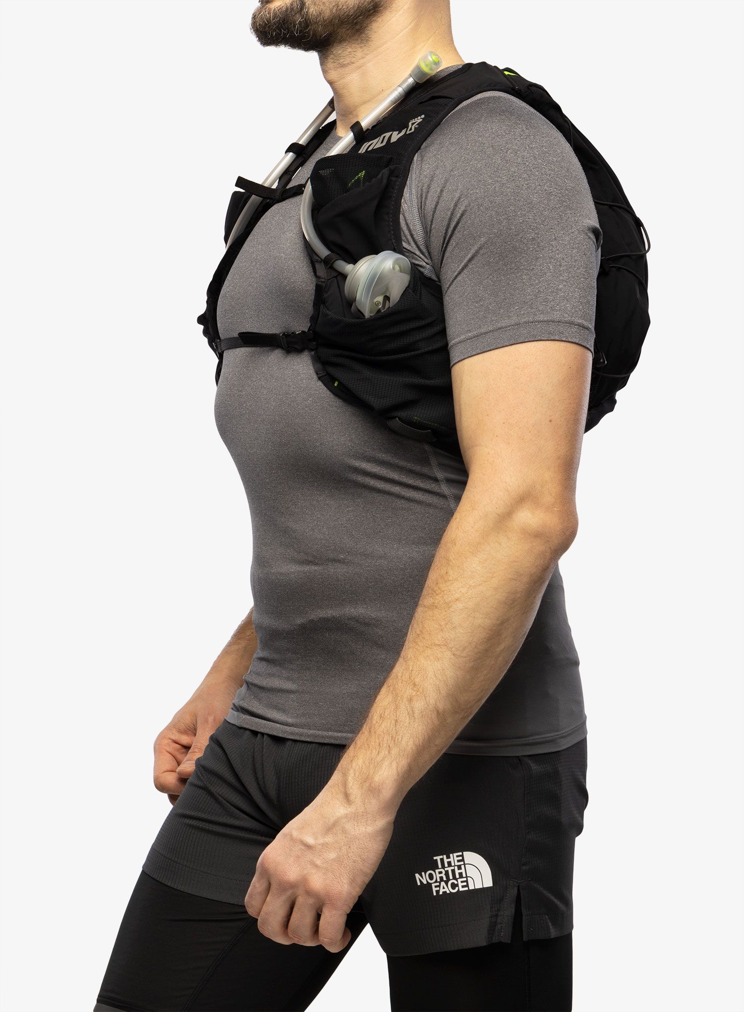 Prsluk za trčanje Inov-8 Ultrapack Pro 2in1 - black/green