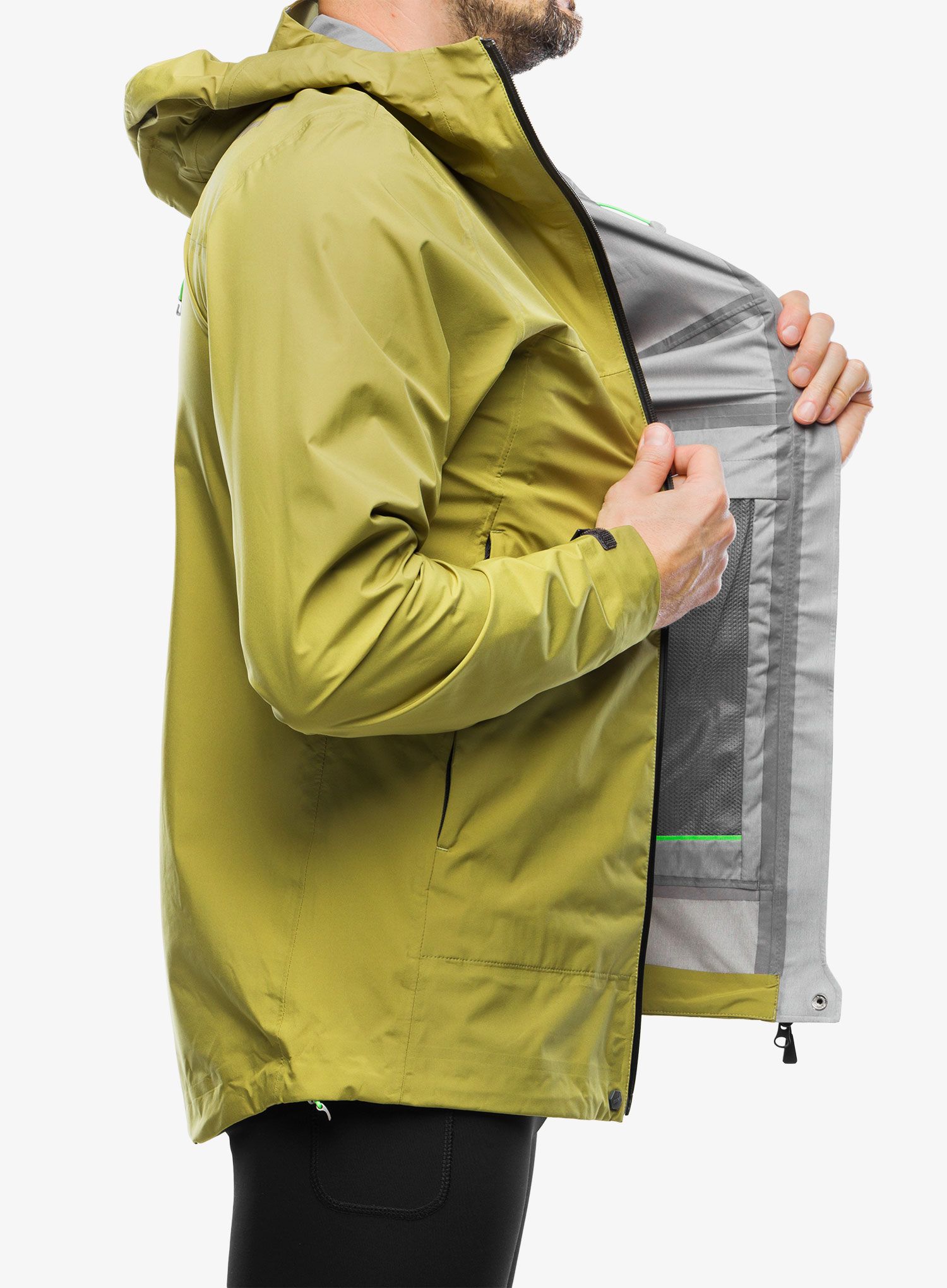 Jakna za trčanje Inov-8 Venturelite Jacket FZ - green