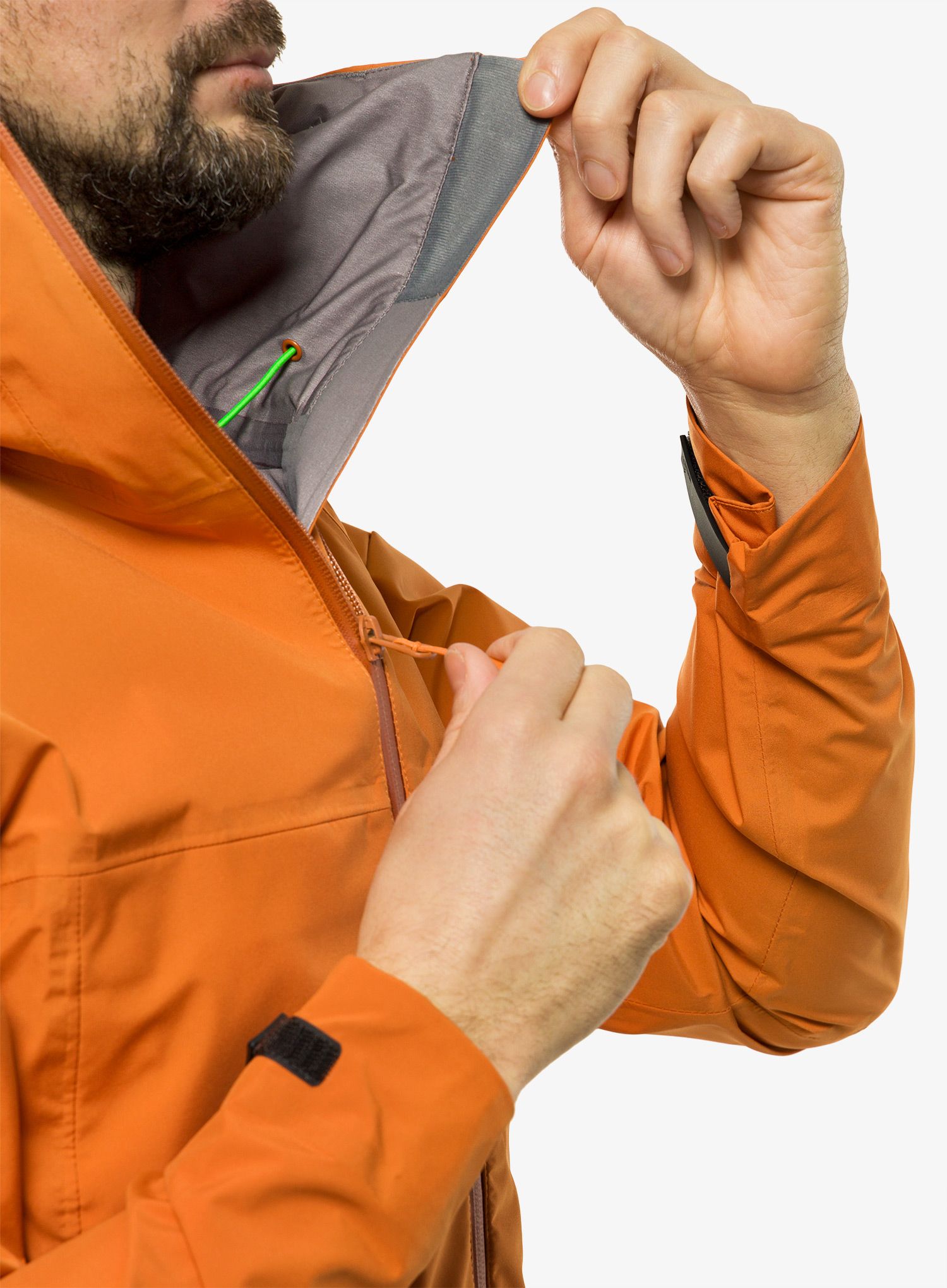Kišna jakna Inov-8 Venturelite Jacket FZ - orange