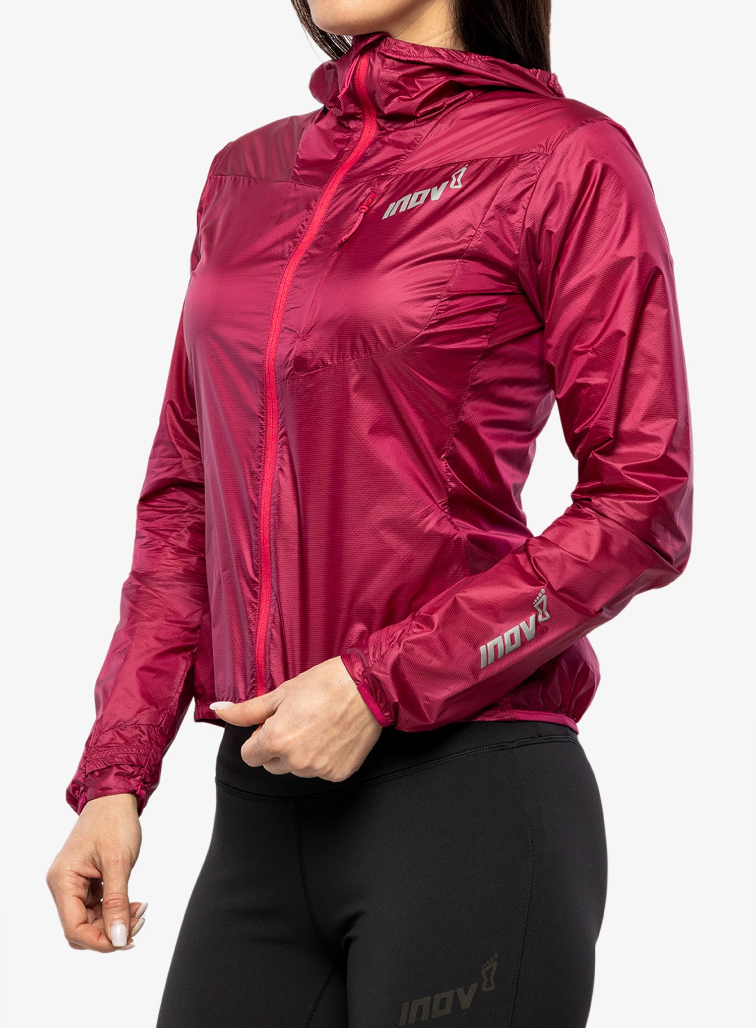 Ženska vjetrovka Inov-8 Windshell FZ - pink