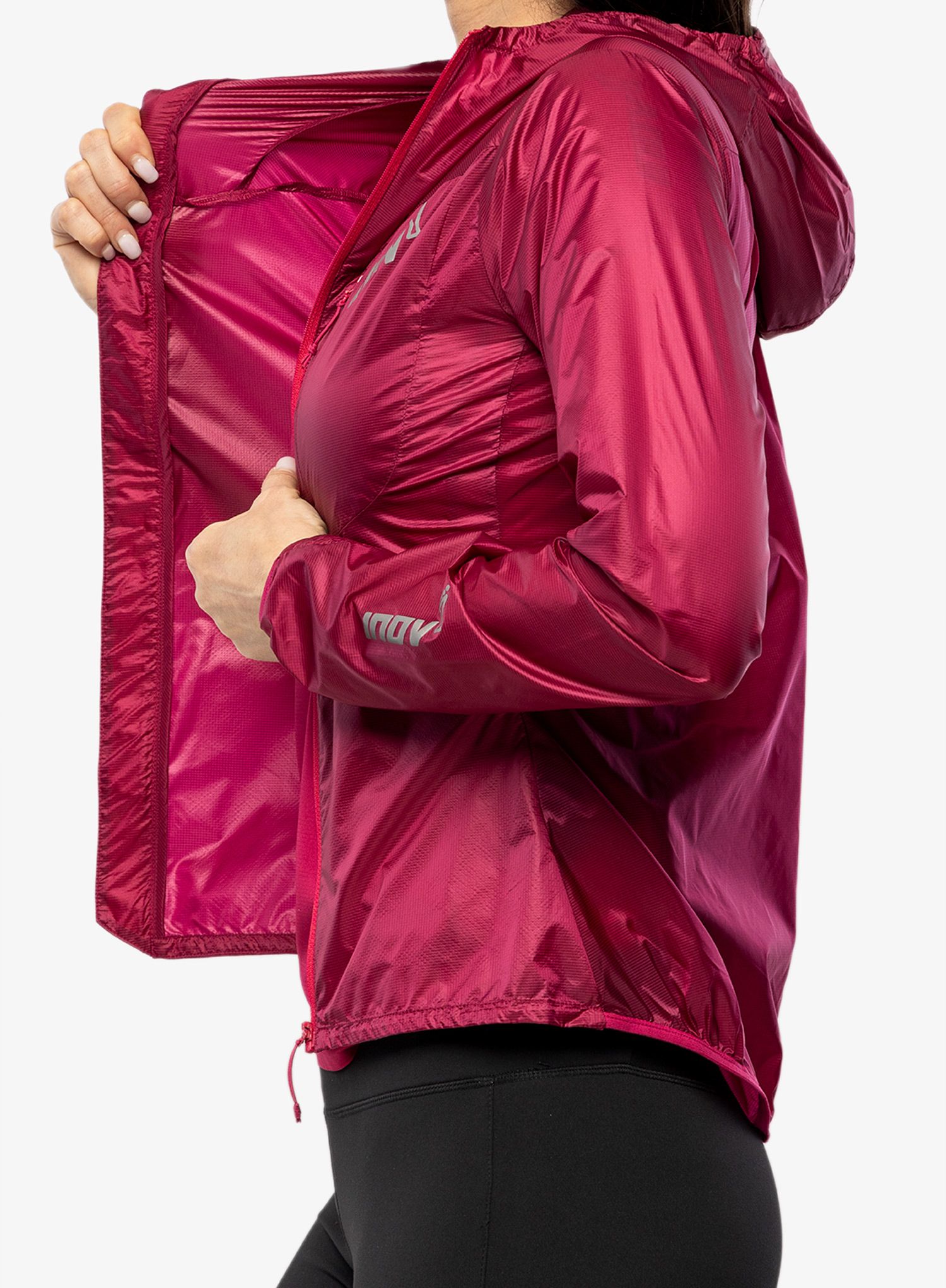 Ženska vjetrovka Inov-8 Windshell FZ - pink