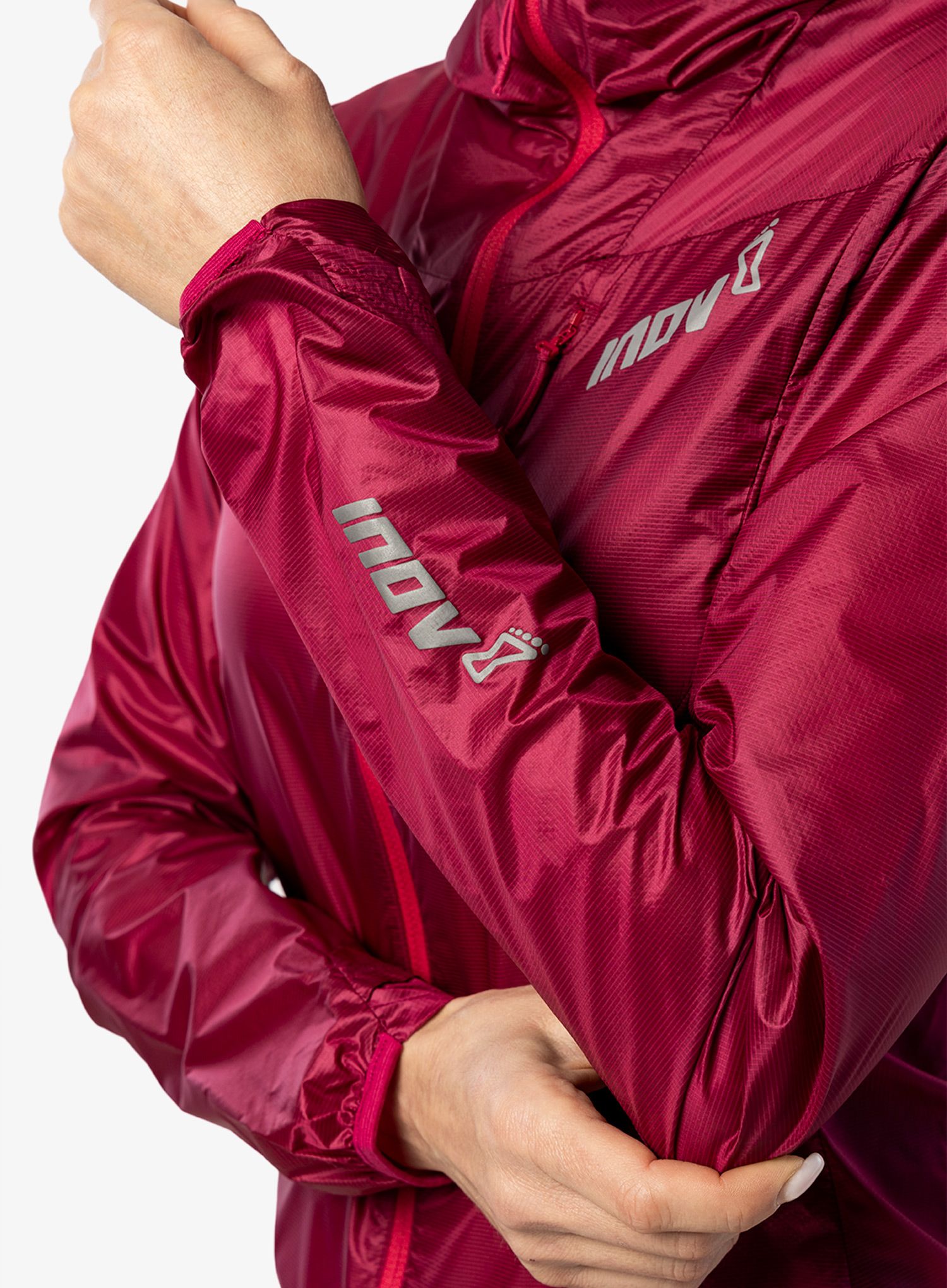 Ženska vjetrovka Inov-8 Windshell FZ - pink