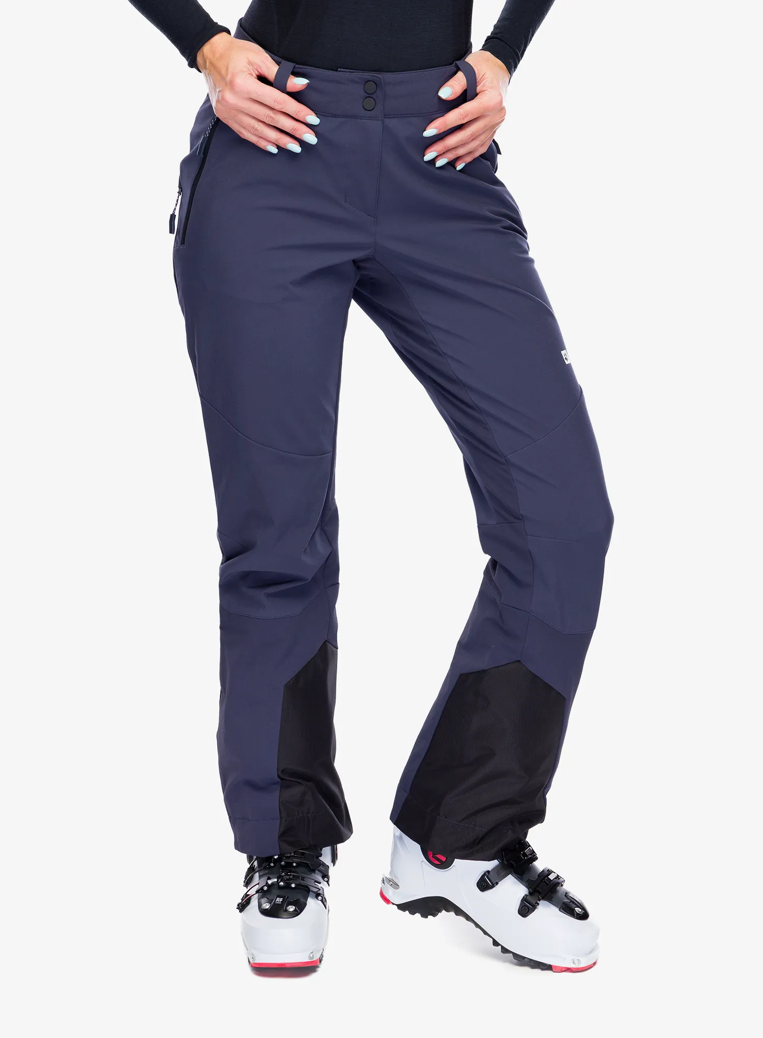 Ženske softshell hlače Jack Wolfskin Alpspitze Tour Pants - graphite