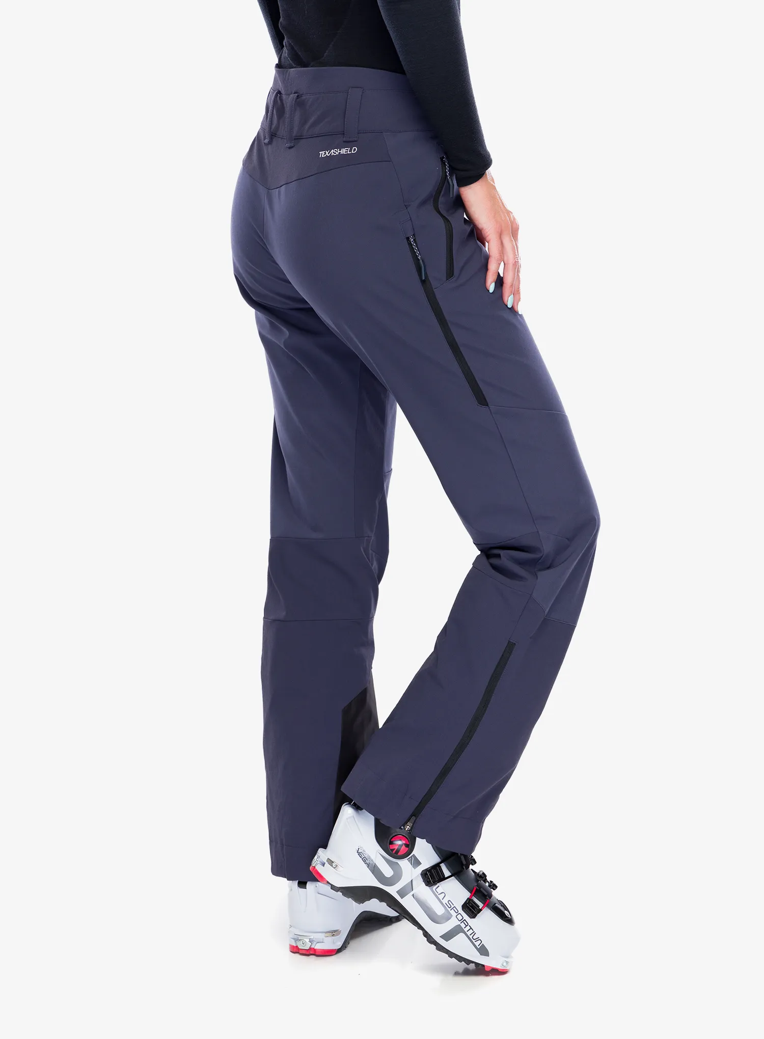 Ženske softshell hlače Jack Wolfskin Alpspitze Tour Pants - graphite